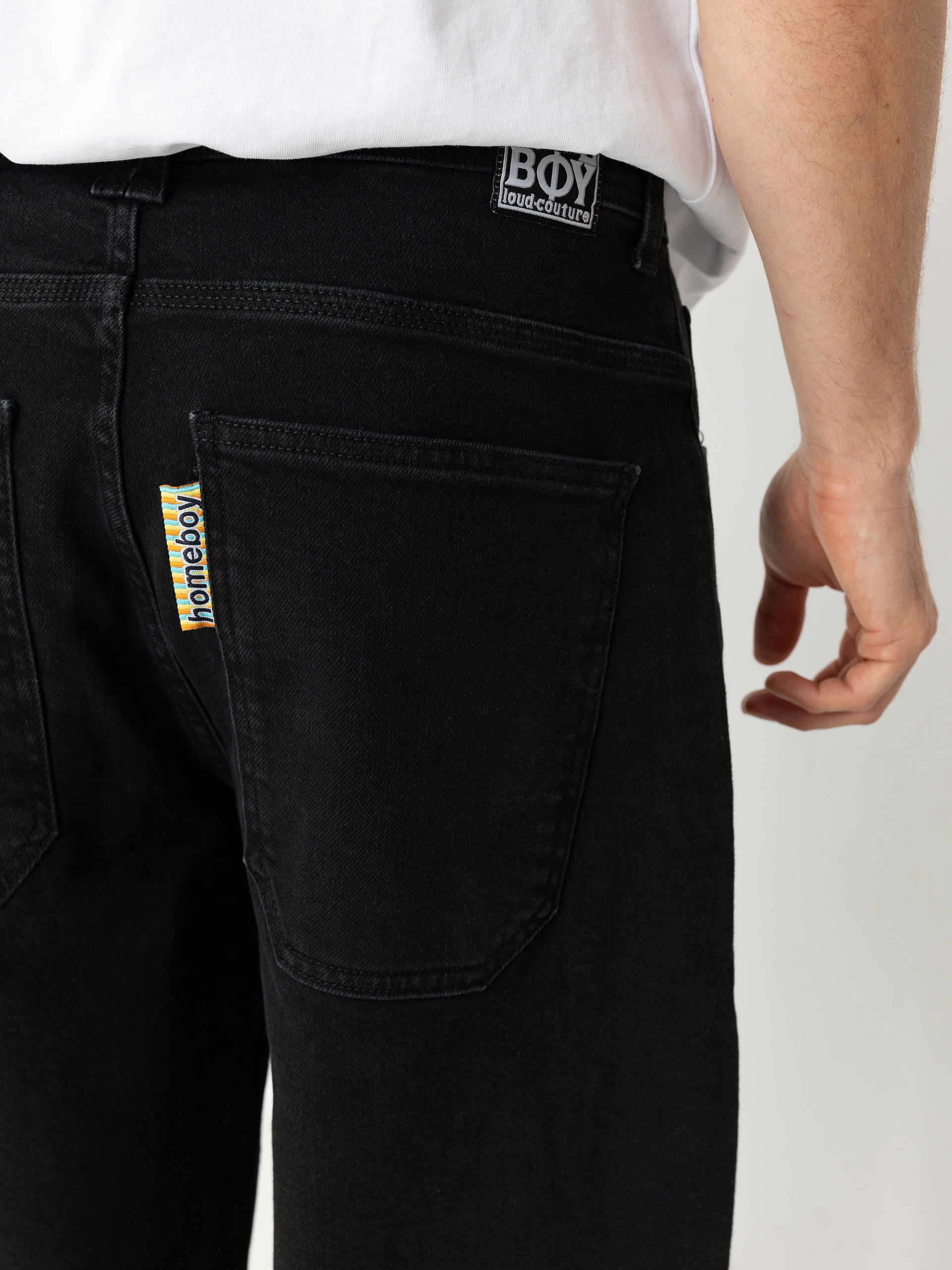 Spodnie Homeboy X Tra Monster Pencil Denim (washed black)