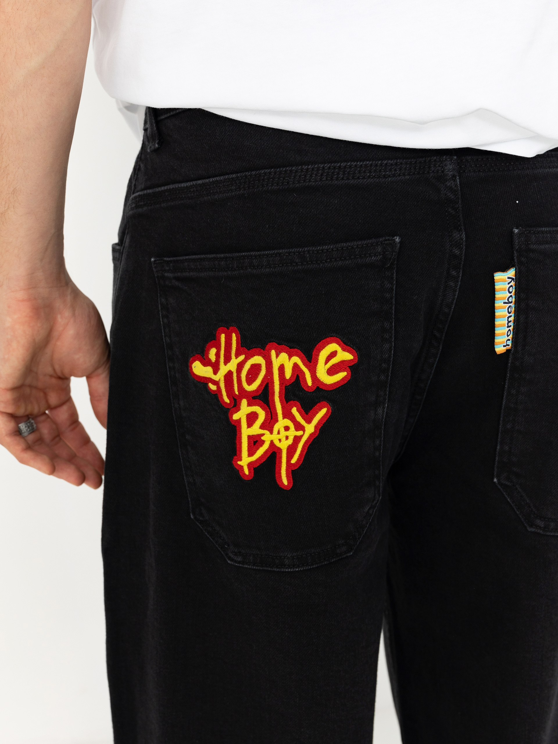 Spodnie Homeboy X Tra Monster Pencil Denim (washed black)