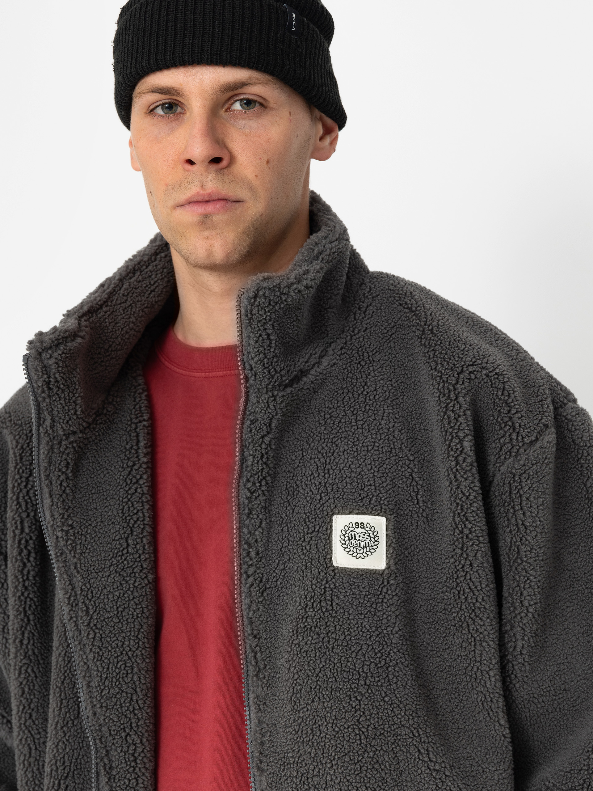 Kurtka MassDnm Patch Teddy Zip (grey)