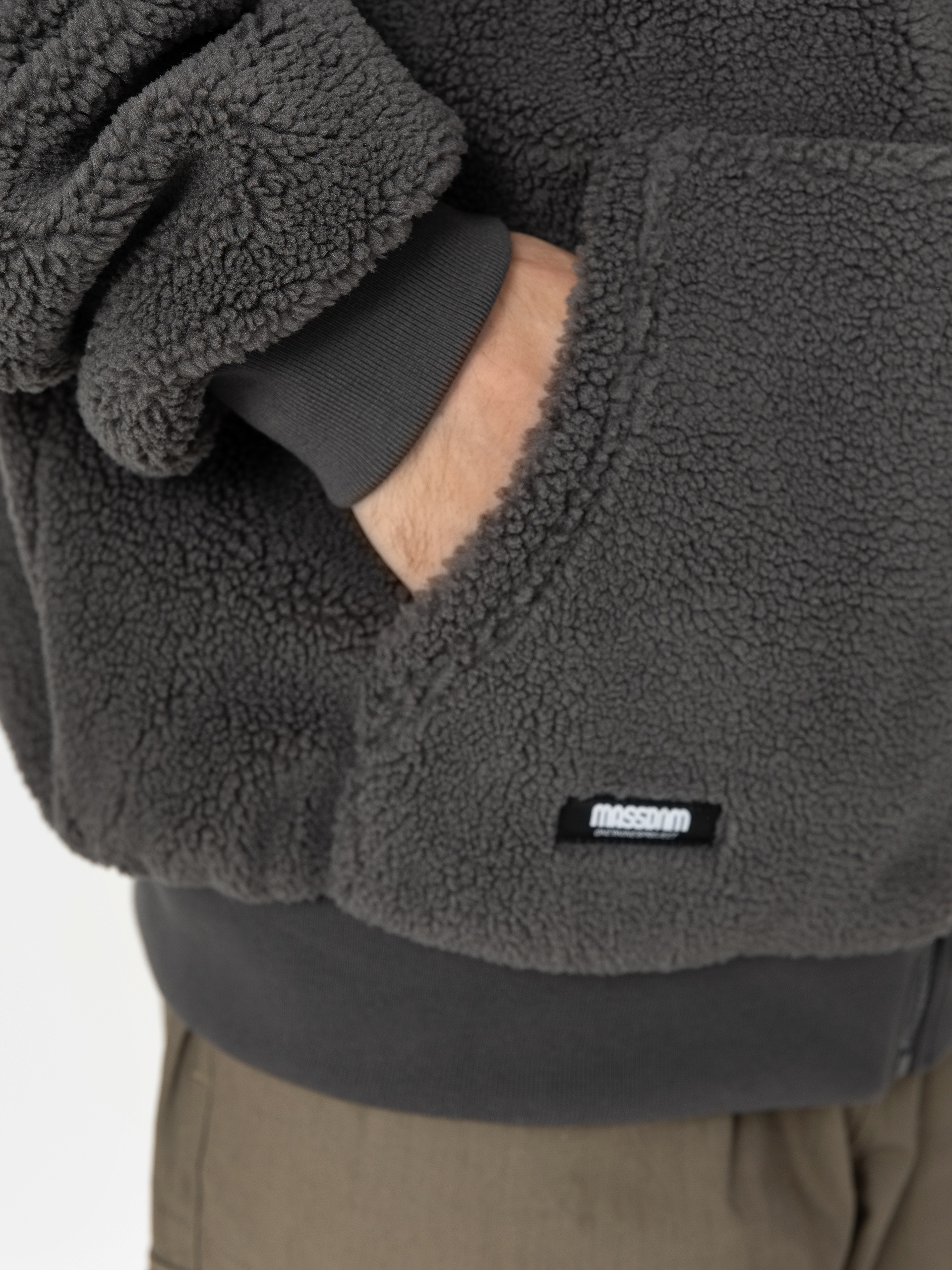 Kurtka MassDnm Patch Teddy Zip (grey)