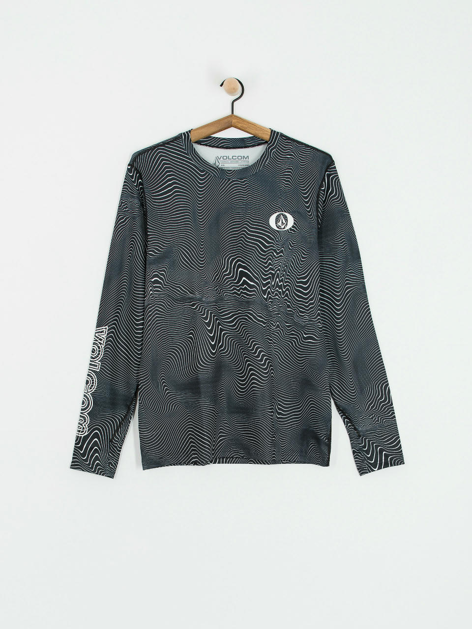 Męski Longsleeve Volcom M V Science Crew (black print)