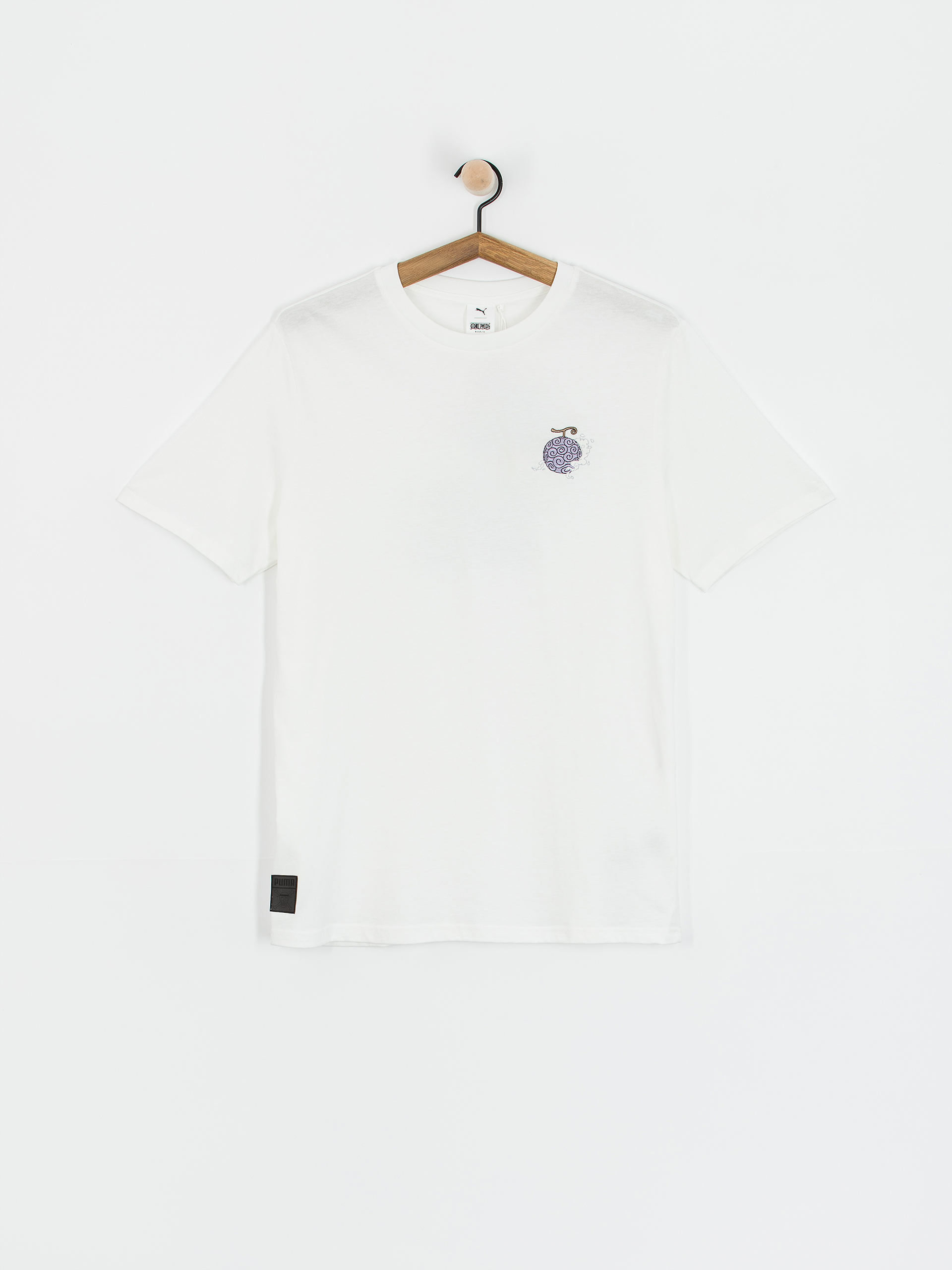 【pellsiana】logo original T-shirt T-shirt Puma X One Piece Graphic - biały (puma white)