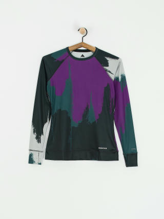 Longsleeve Burton Lightweight X Crew Wmn (silver sconce/forest chalk)