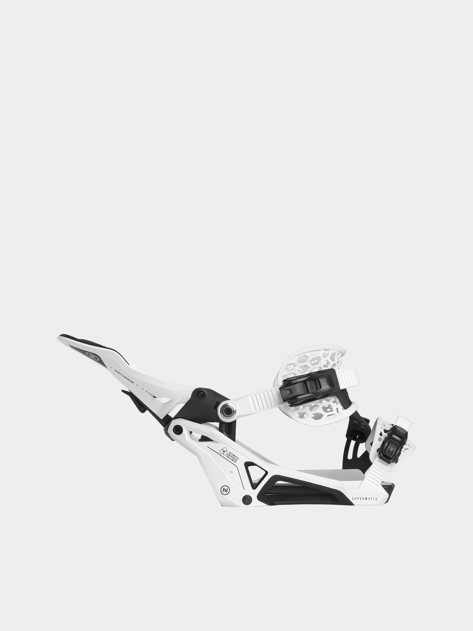 Wiązania snowboardowe Nidecker Supermatic (white)