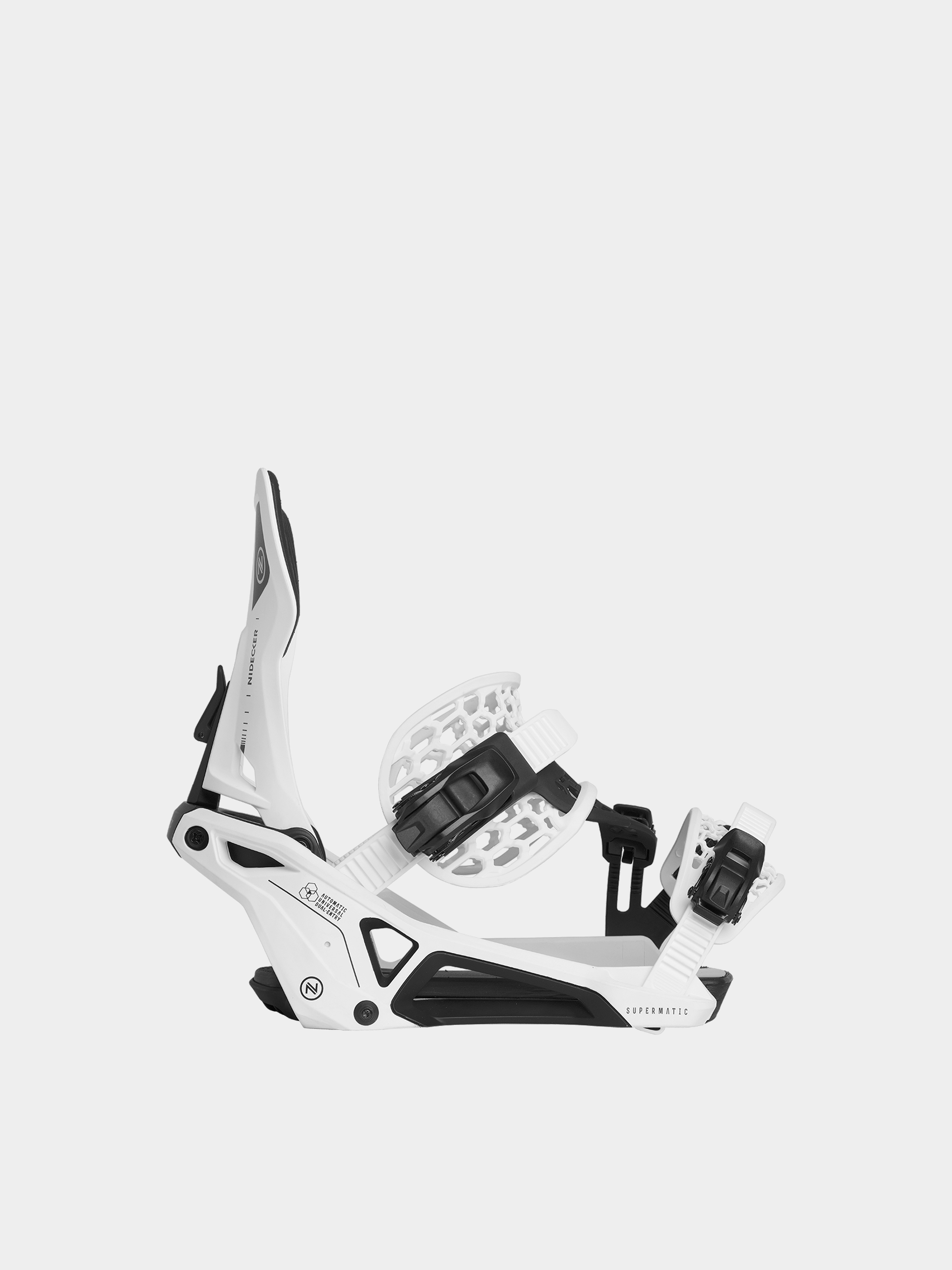 Wiązania snowboardowe Nidecker Supermatic (white)