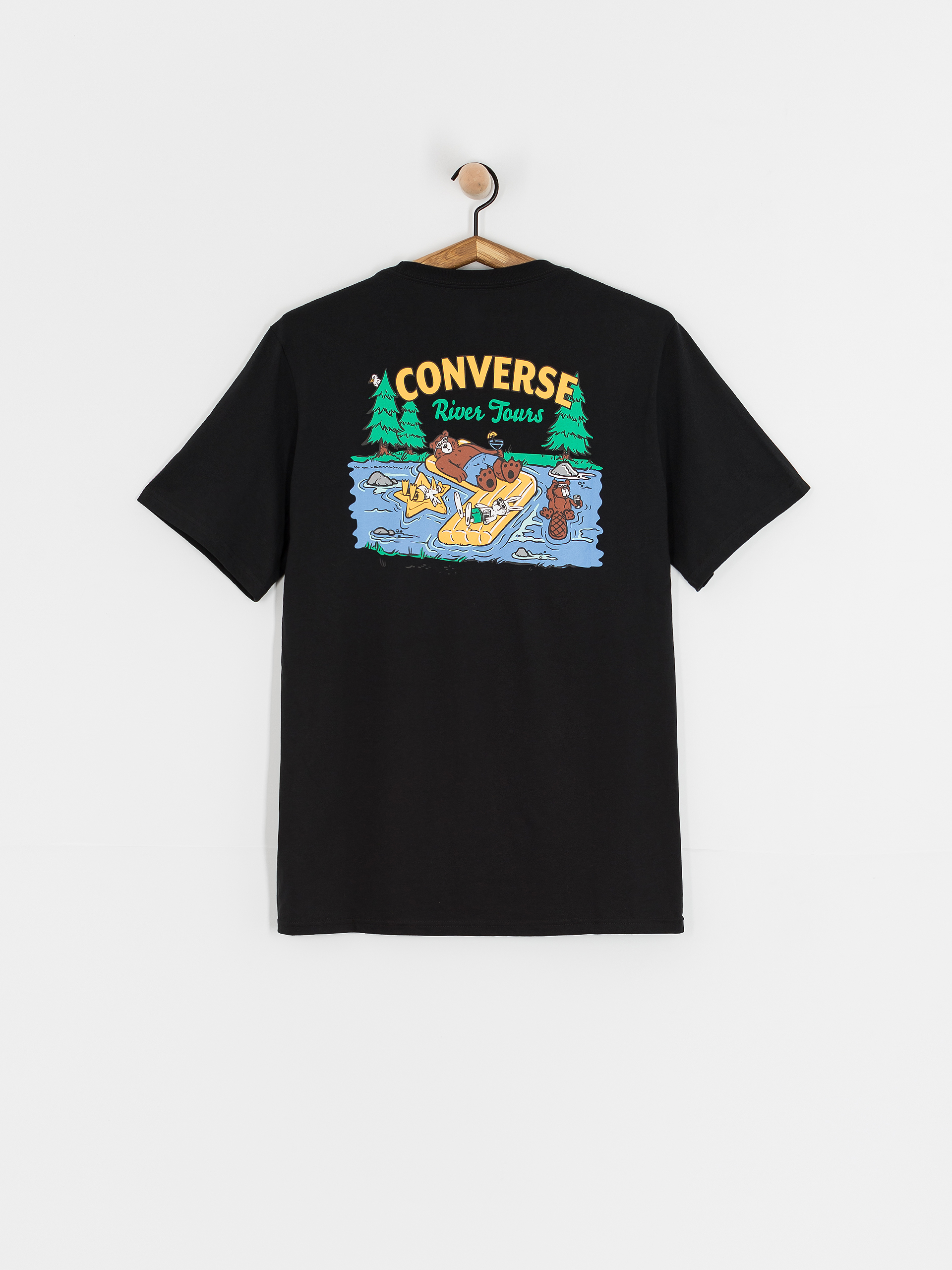 T-shirt Converse Summer River Tours (converse black)