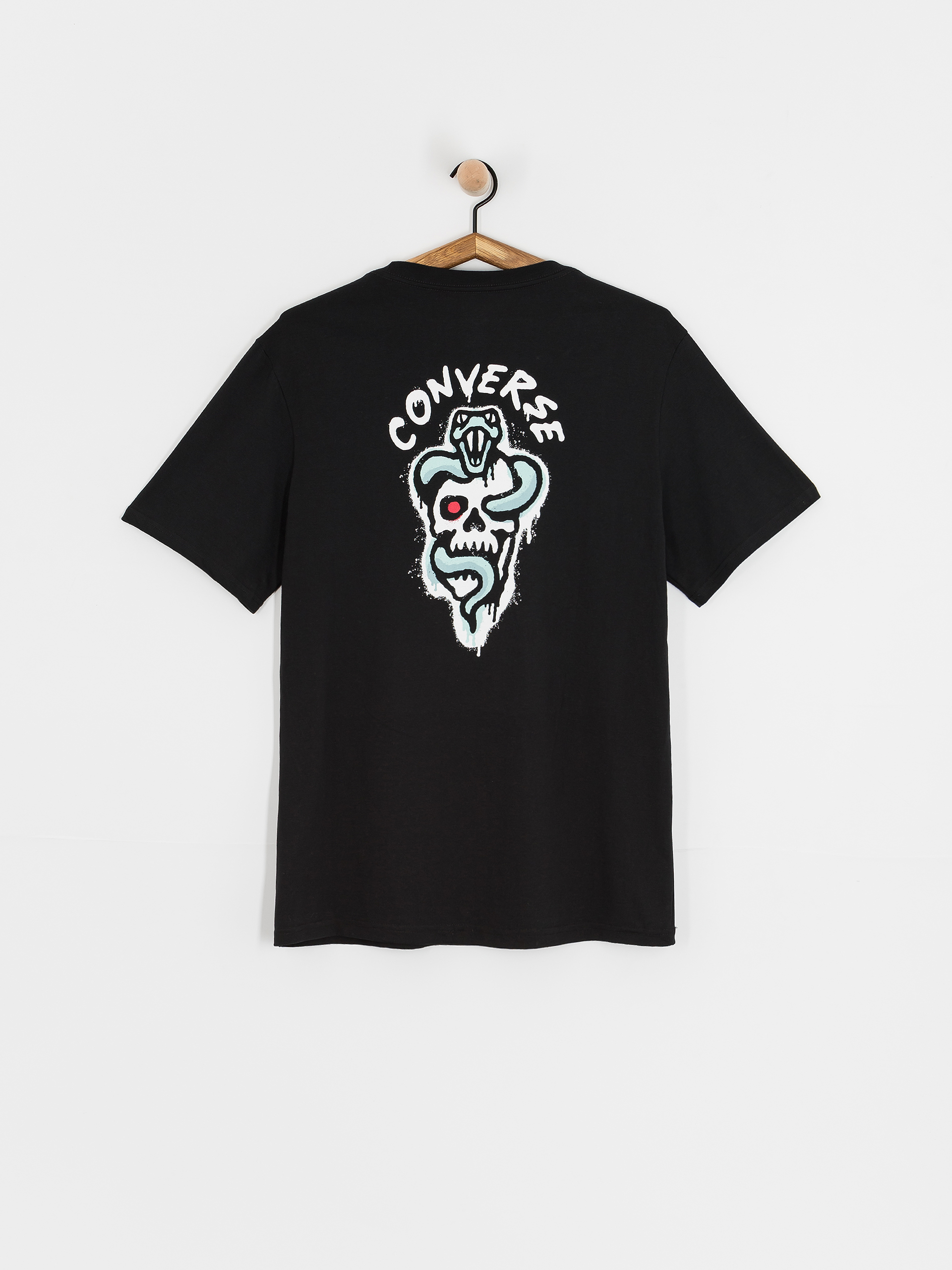 Tshirt Converse Skate Spray Paint czarny (converse black)