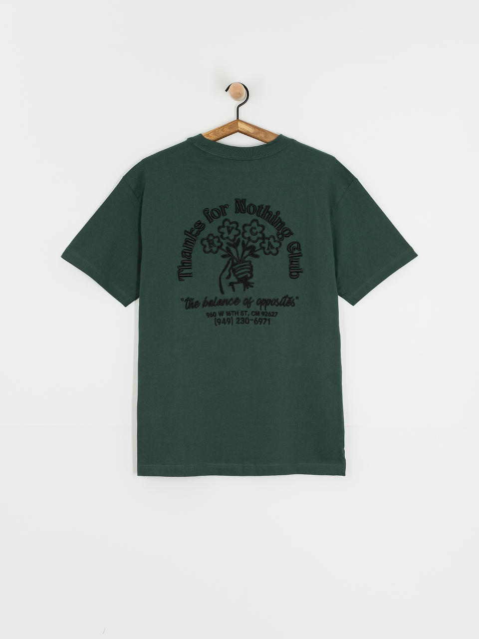 T-shirt RVCA Thanks For Nothing (hunter green)