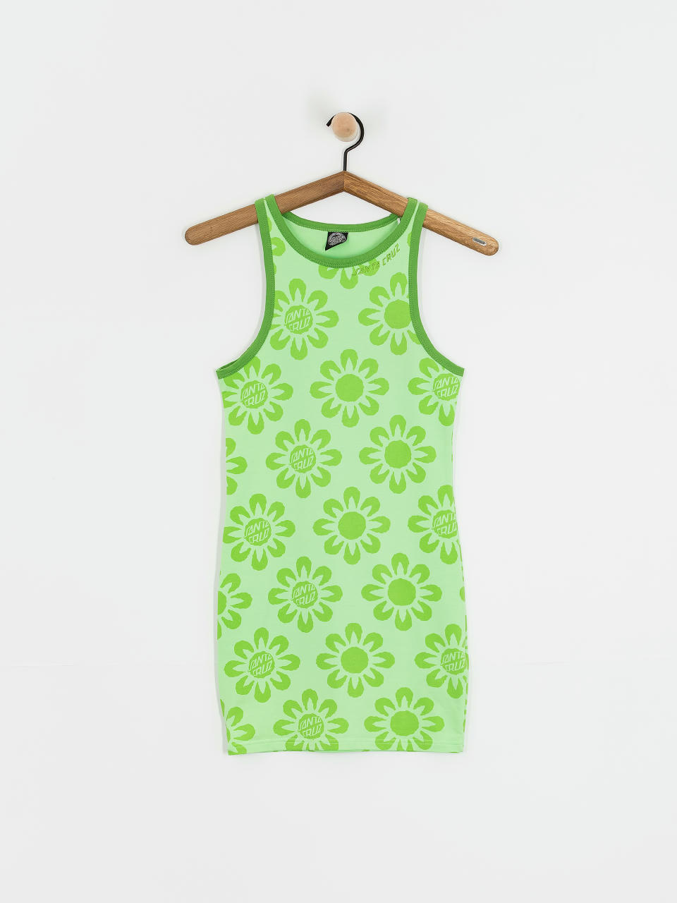 Sukienka Santa Cruz Strip Racer Wmn (green flowers)