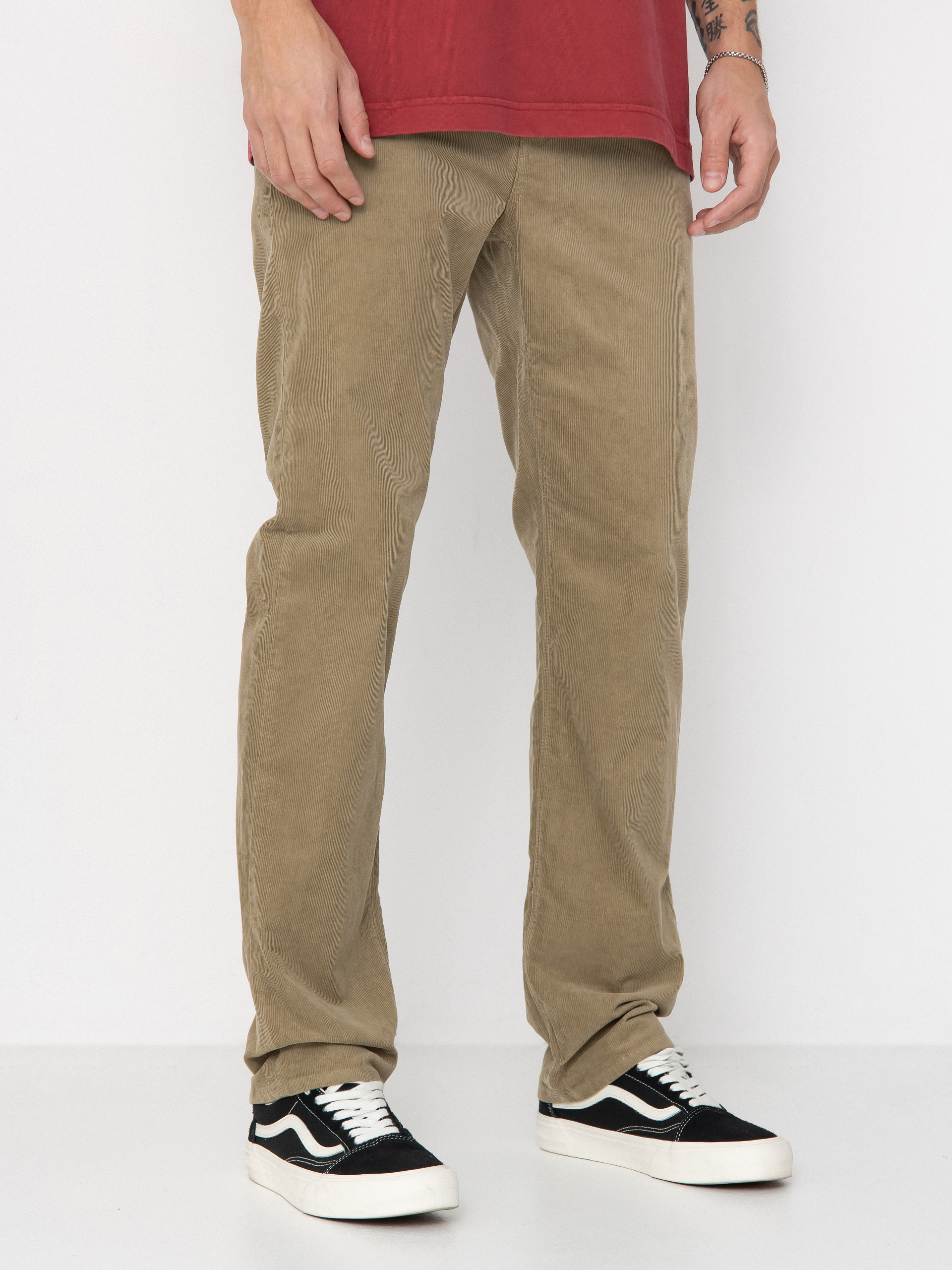 Spodnie Volcom Solver 5 Pocket Cord (khaki)