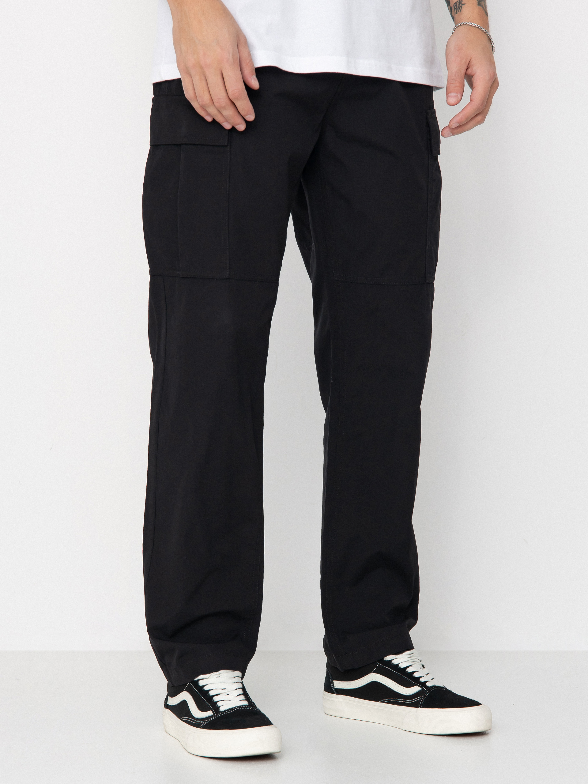 Spodnie Volcom Strange Tripper Tapered Cargo (black)