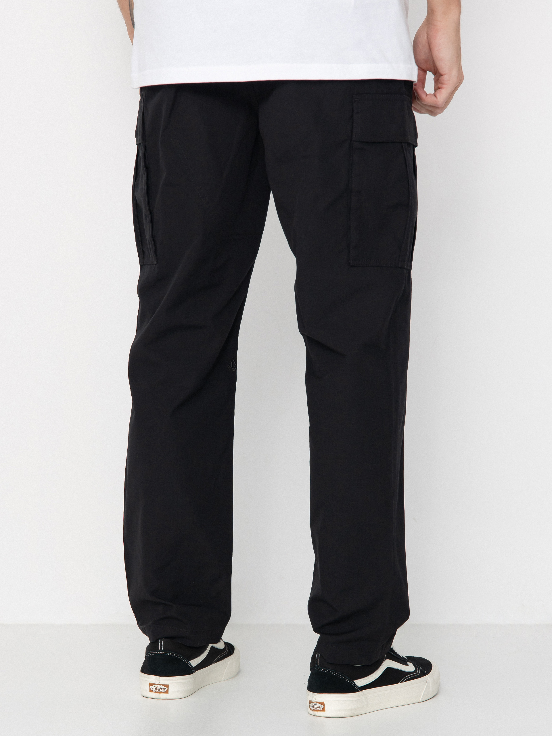 Spodnie Volcom Strange Tripper Tapered Cargo (black)