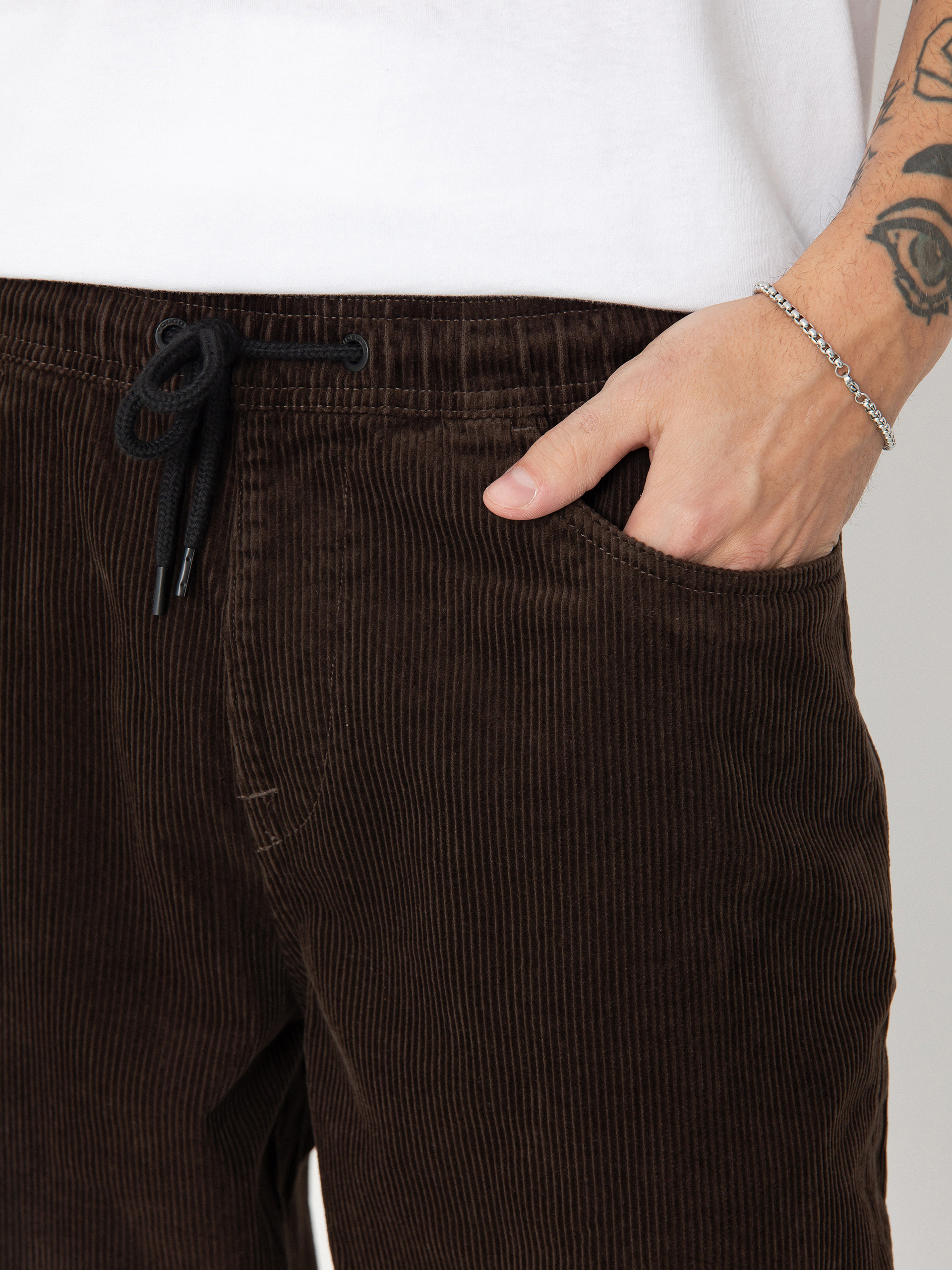 Spodnie Volcom Freazy Loose Ew (dark brown)