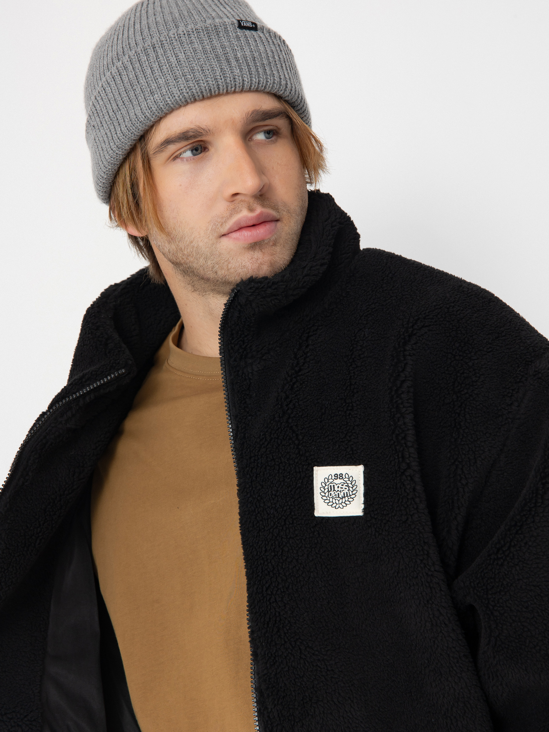 Kurtka MassDnm Patch Teddy Zip (black)