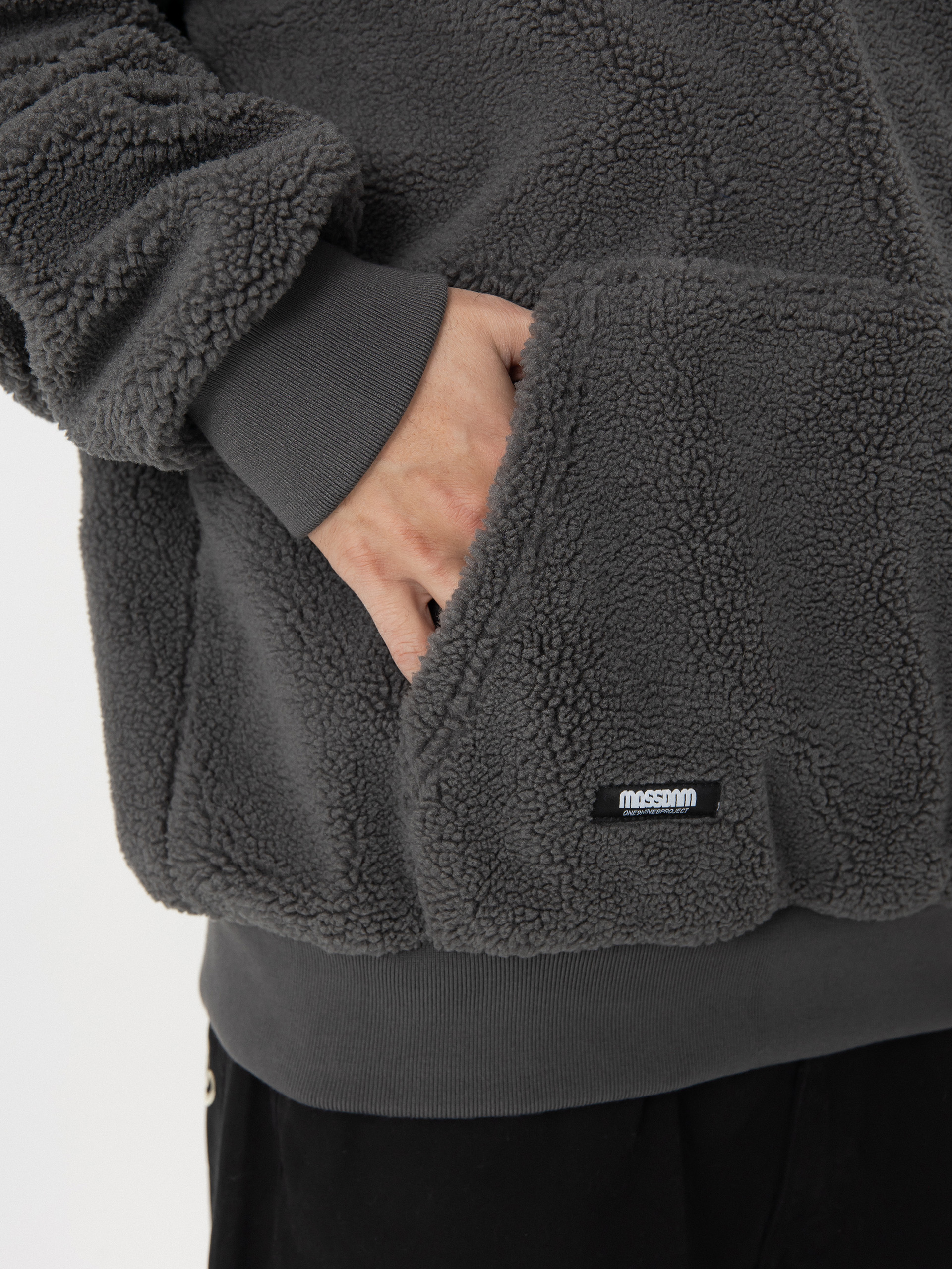 Kurtka MassDnm Patch Teddy Hoody (grey)