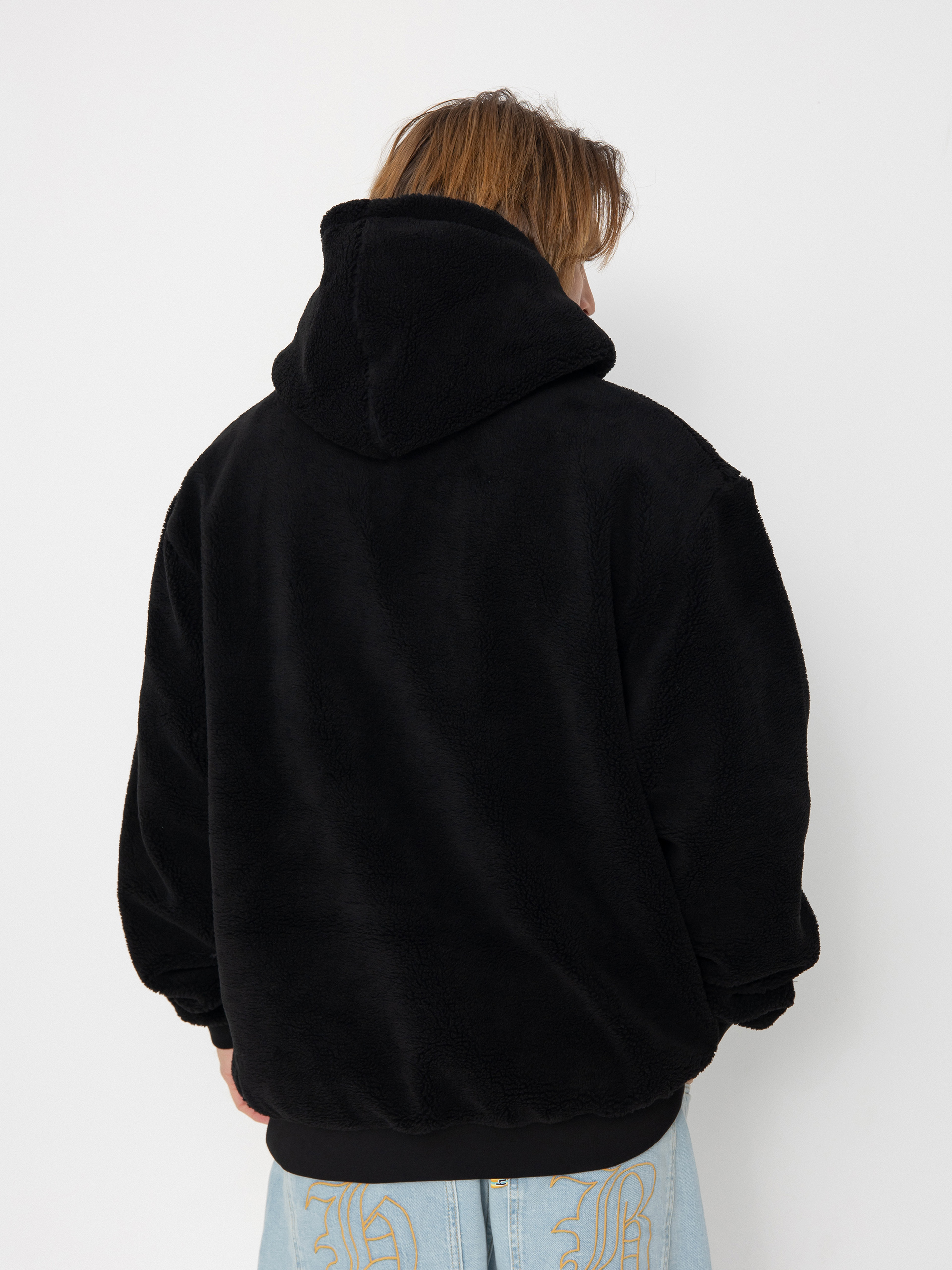 Kurtka MassDnm Patch Teddy Hoody - czarny (black)