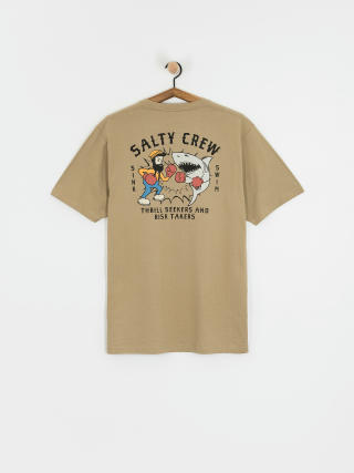 T-shirt Salty Crew Fish Fight Standard (khaki heather)