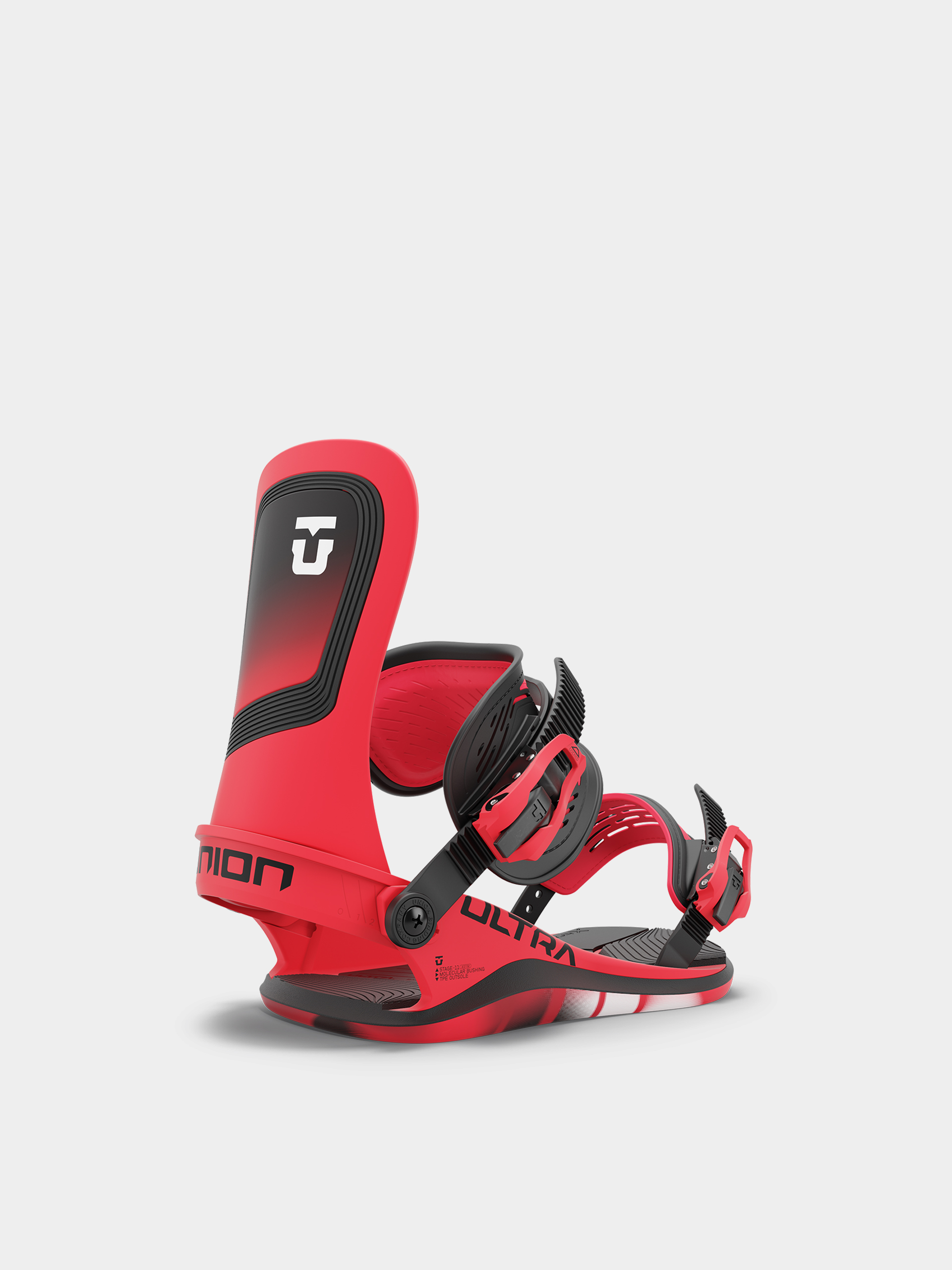 Męskie Wiązania snowboardowe Union Ultra (hot red)
