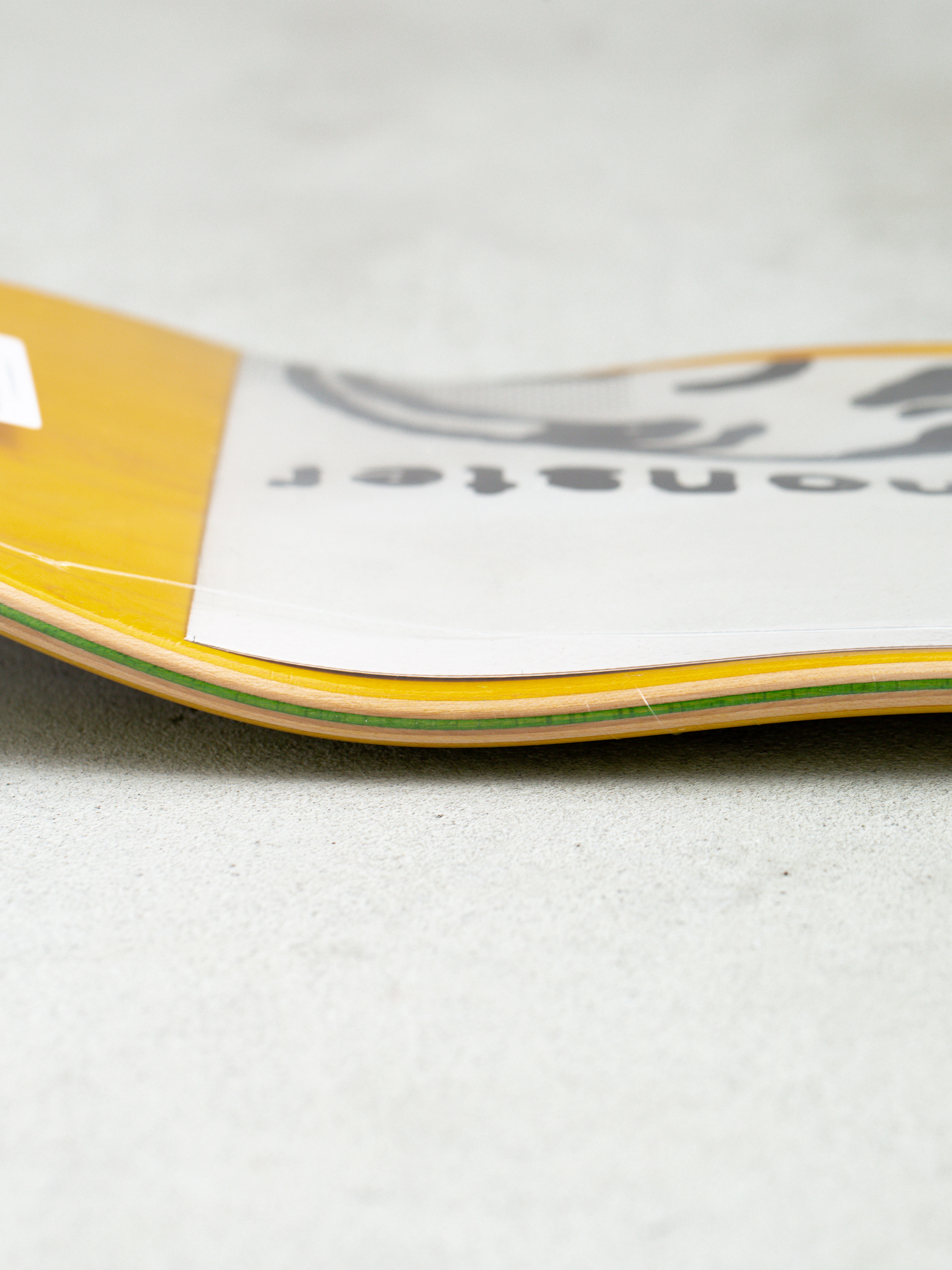 Deck Quasi Skateboards Crockett The Puker (yellow/white)