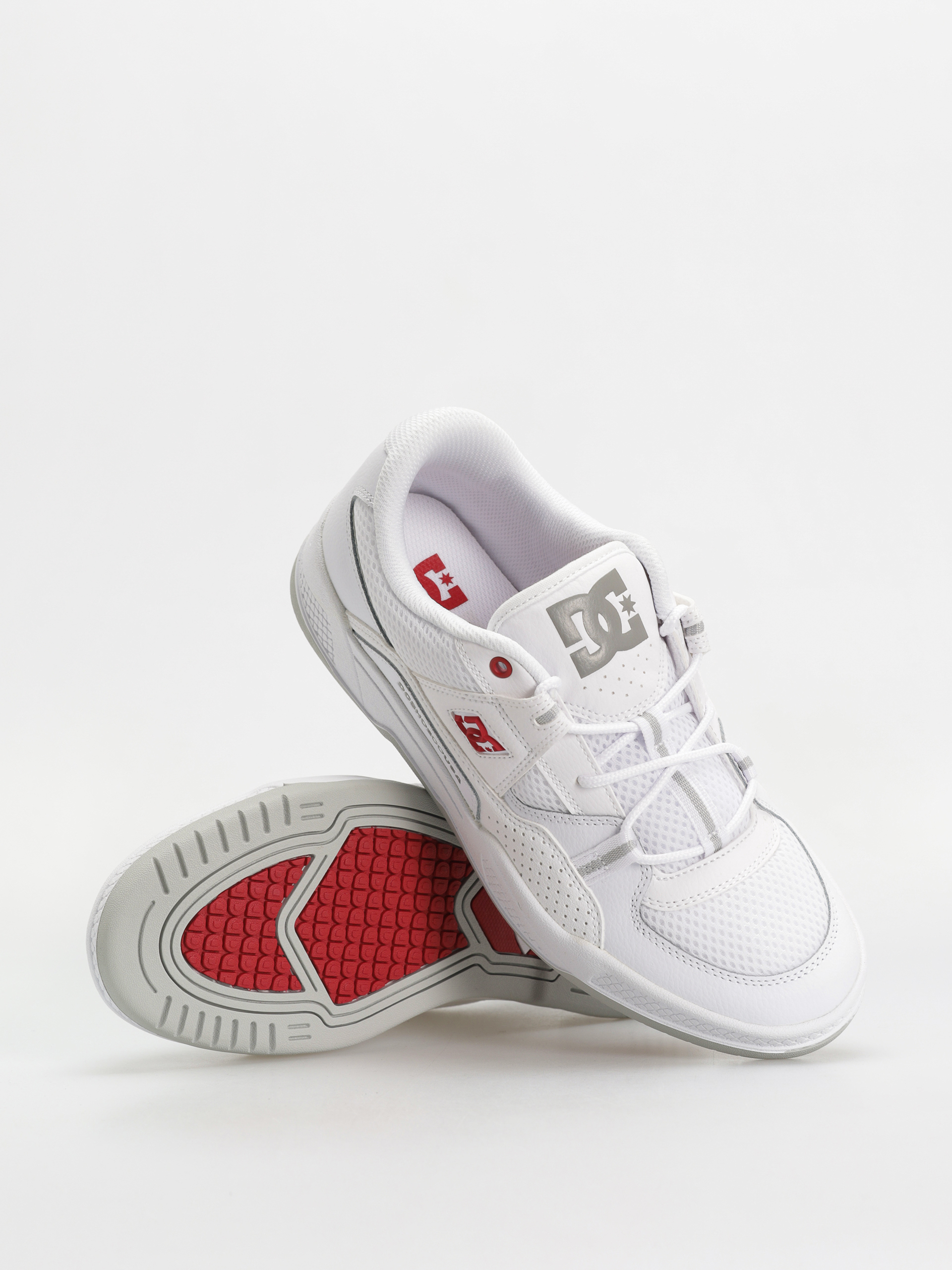Buty DC Construct (white/red/grey)
