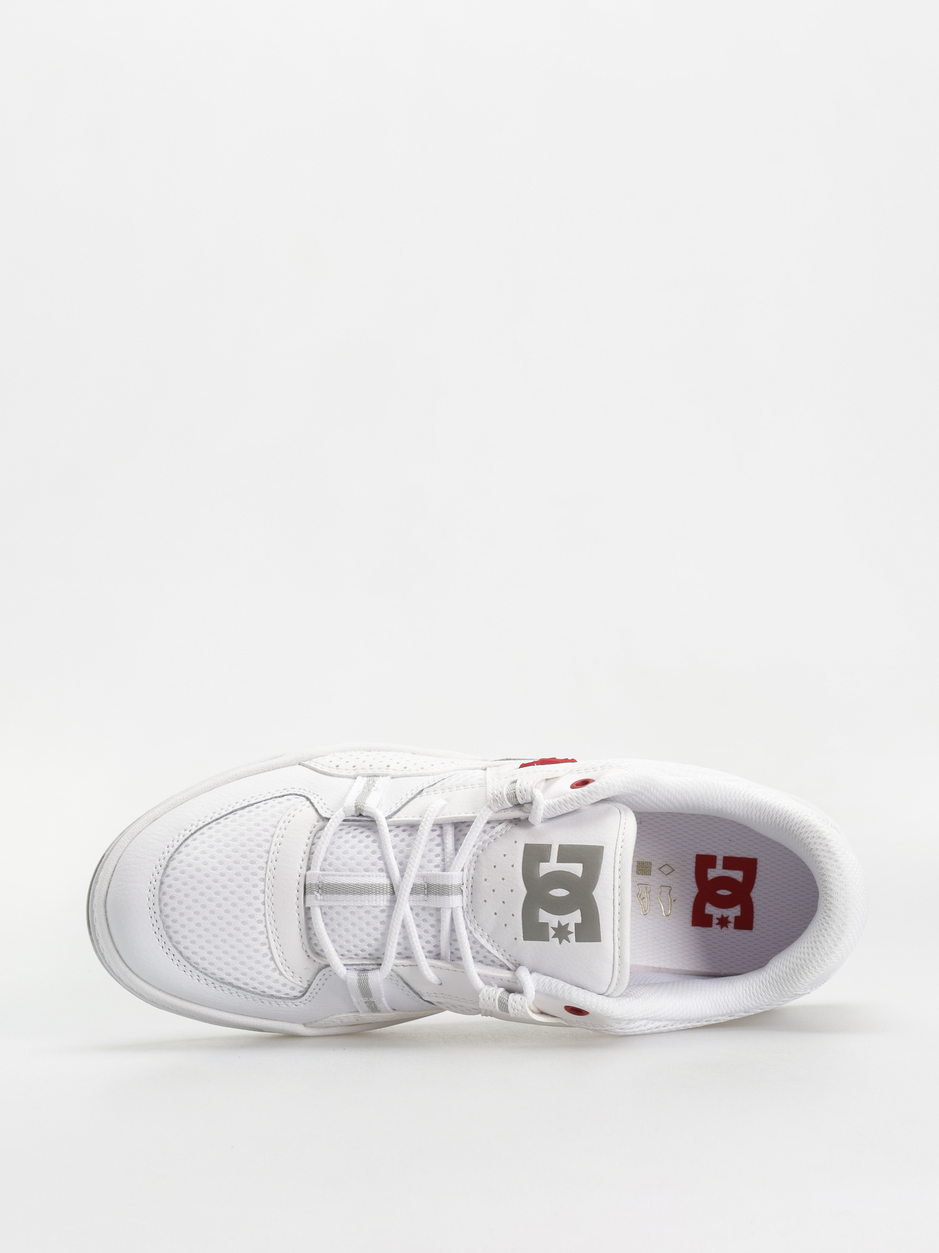 Buty DC Construct (white/red/grey)