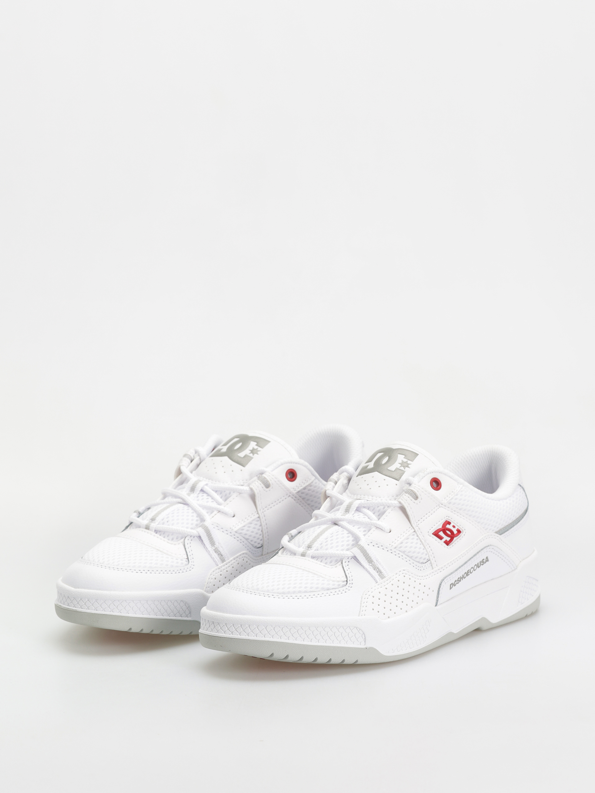 Buty DC Construct (white/red/grey)