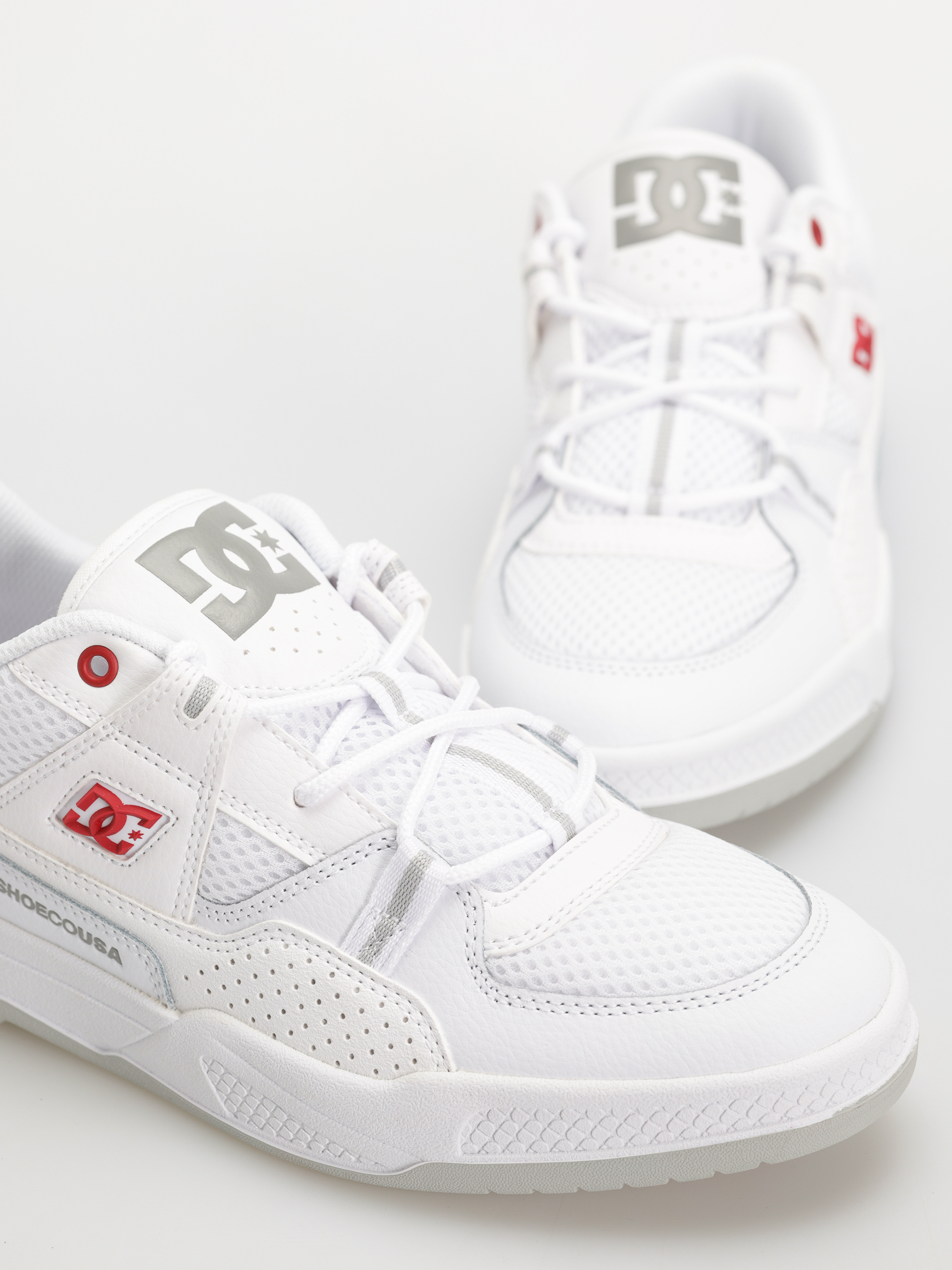 Buty DC Construct (white/red/grey)