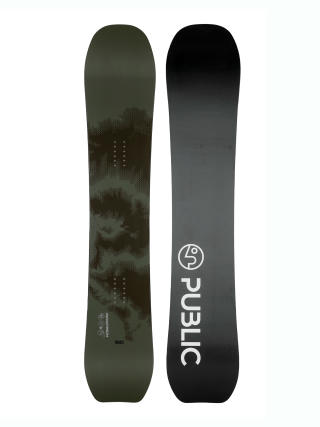 Deska snowboardowa Public Research (dark olive)