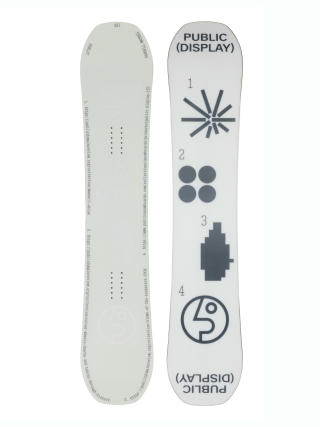 Deska snowboardowa Public Display (white/black)