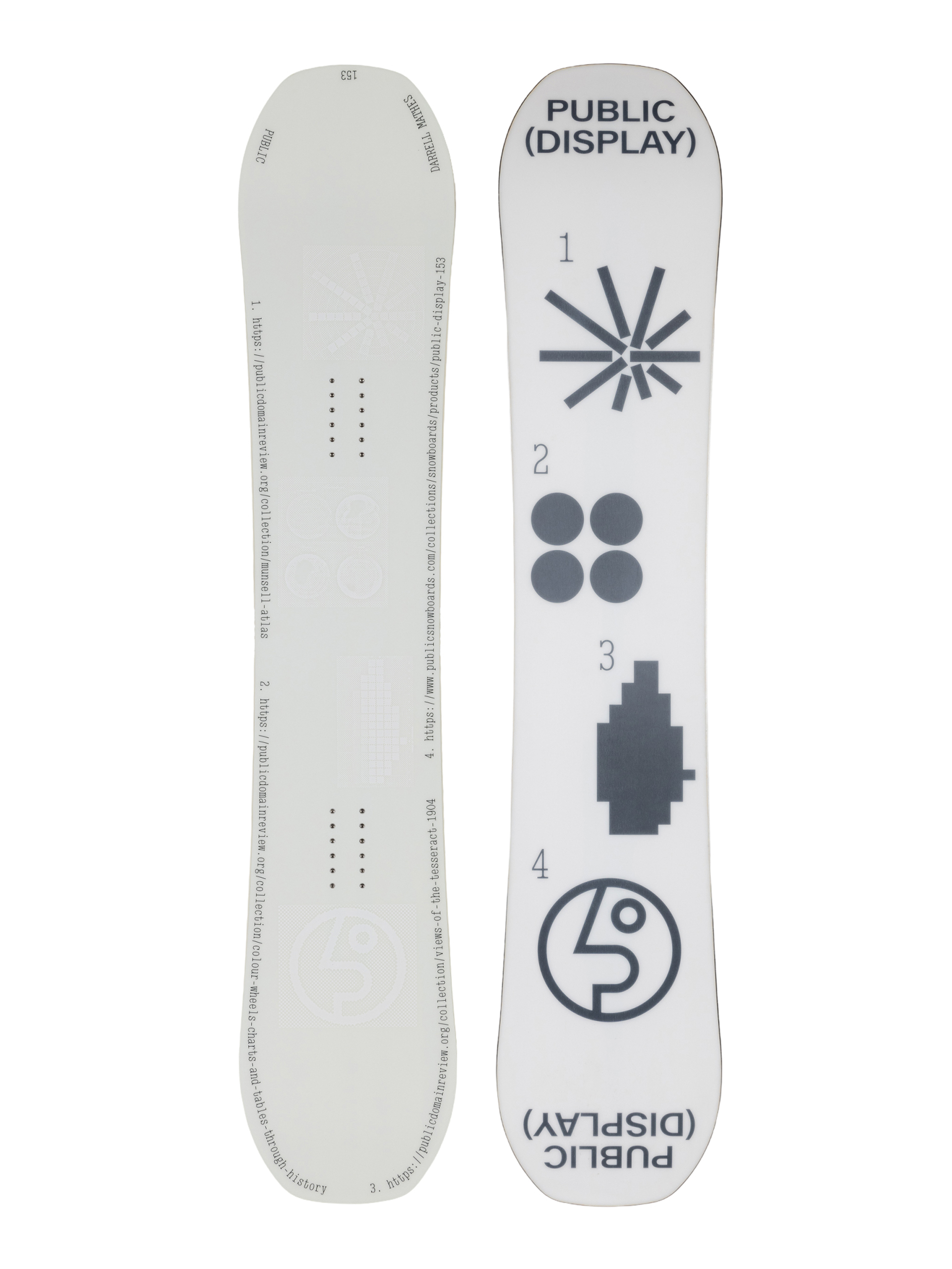 Deska snowboardowa Public Display (white/black)