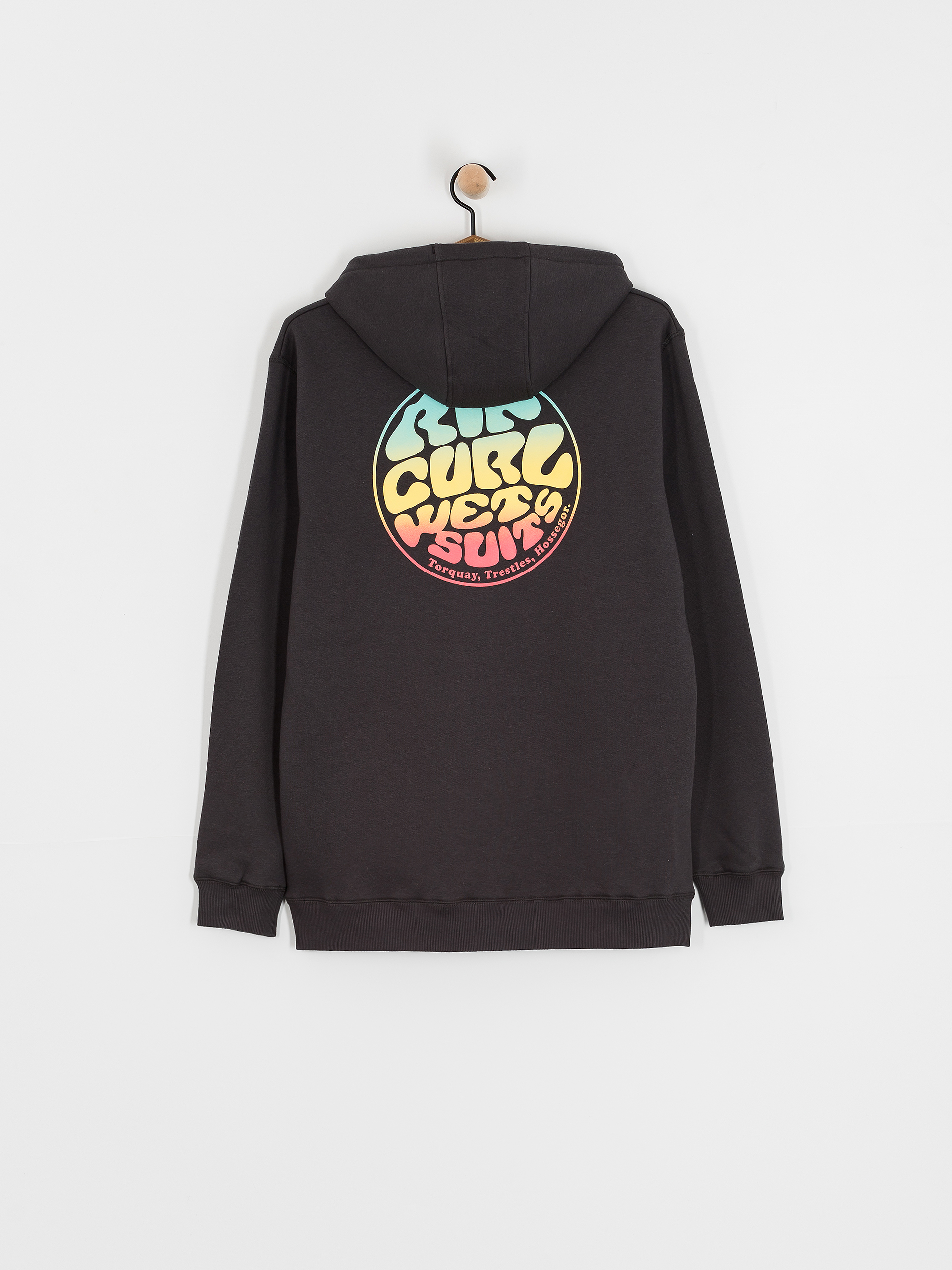 Bluza z kapturem Rip Curl Wetsuit Icon HD (washed black)