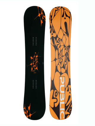 Deska snowboardowa Public General (orange/black)