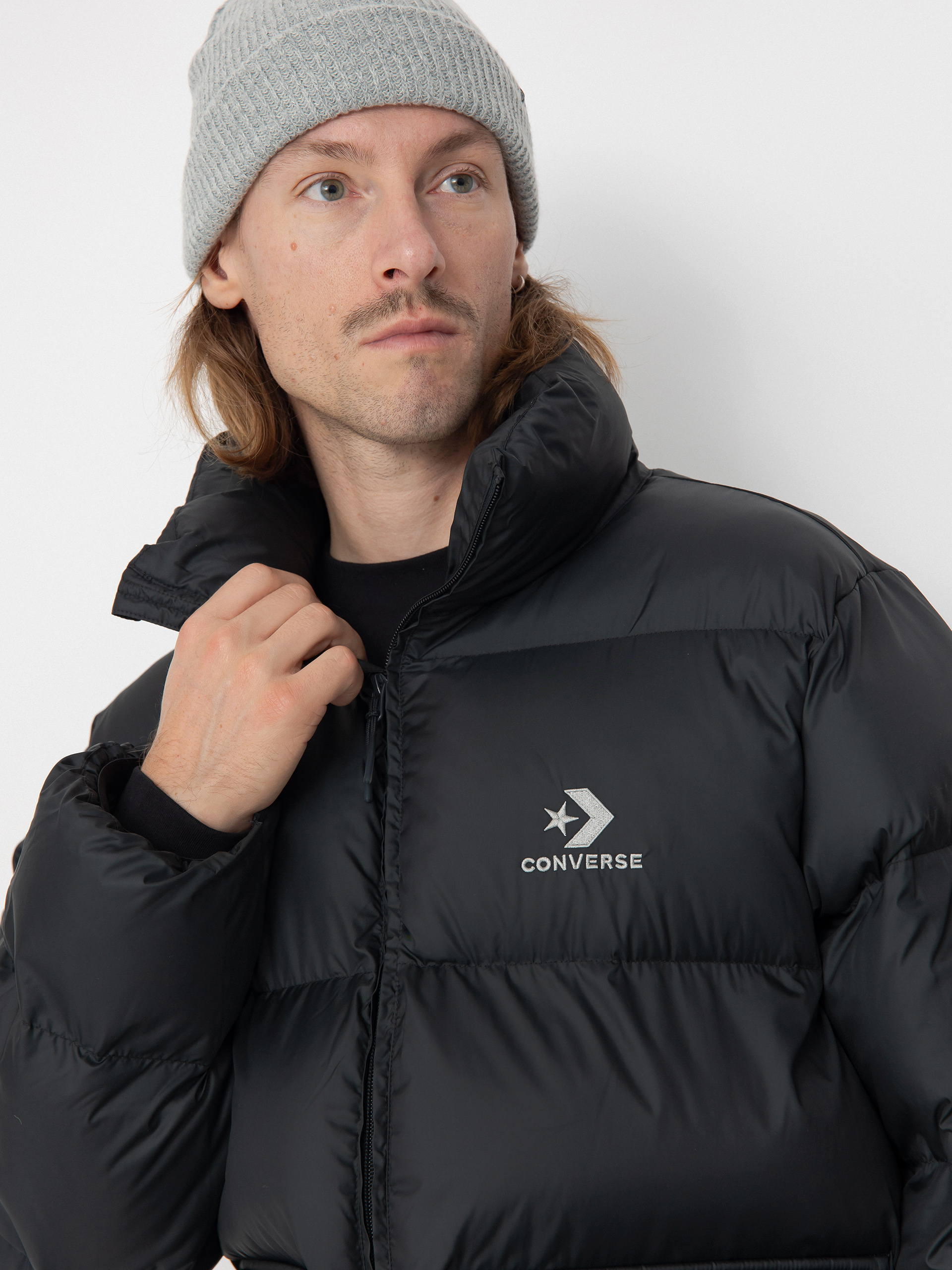 Kurtka Converse Patch Pocket Puffer (converse black)