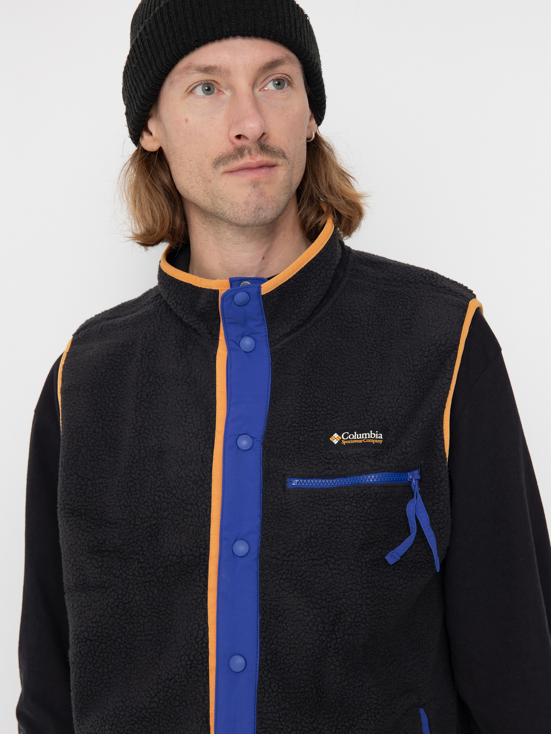 Męski Polar Columbia Helvetia II Vest (black)