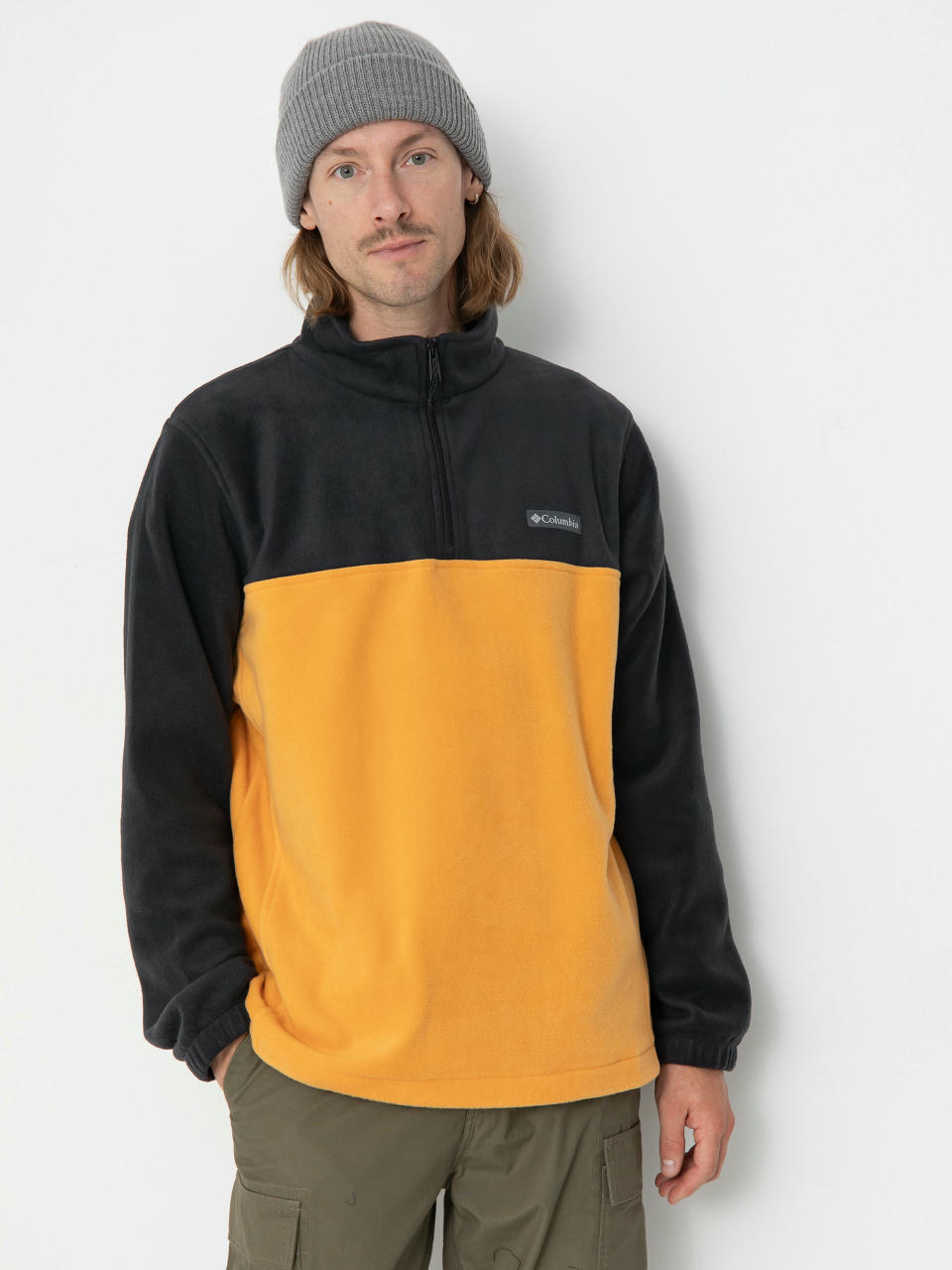 Męski Polar Columbia Steens Mountain Half Zip (sunstone black)