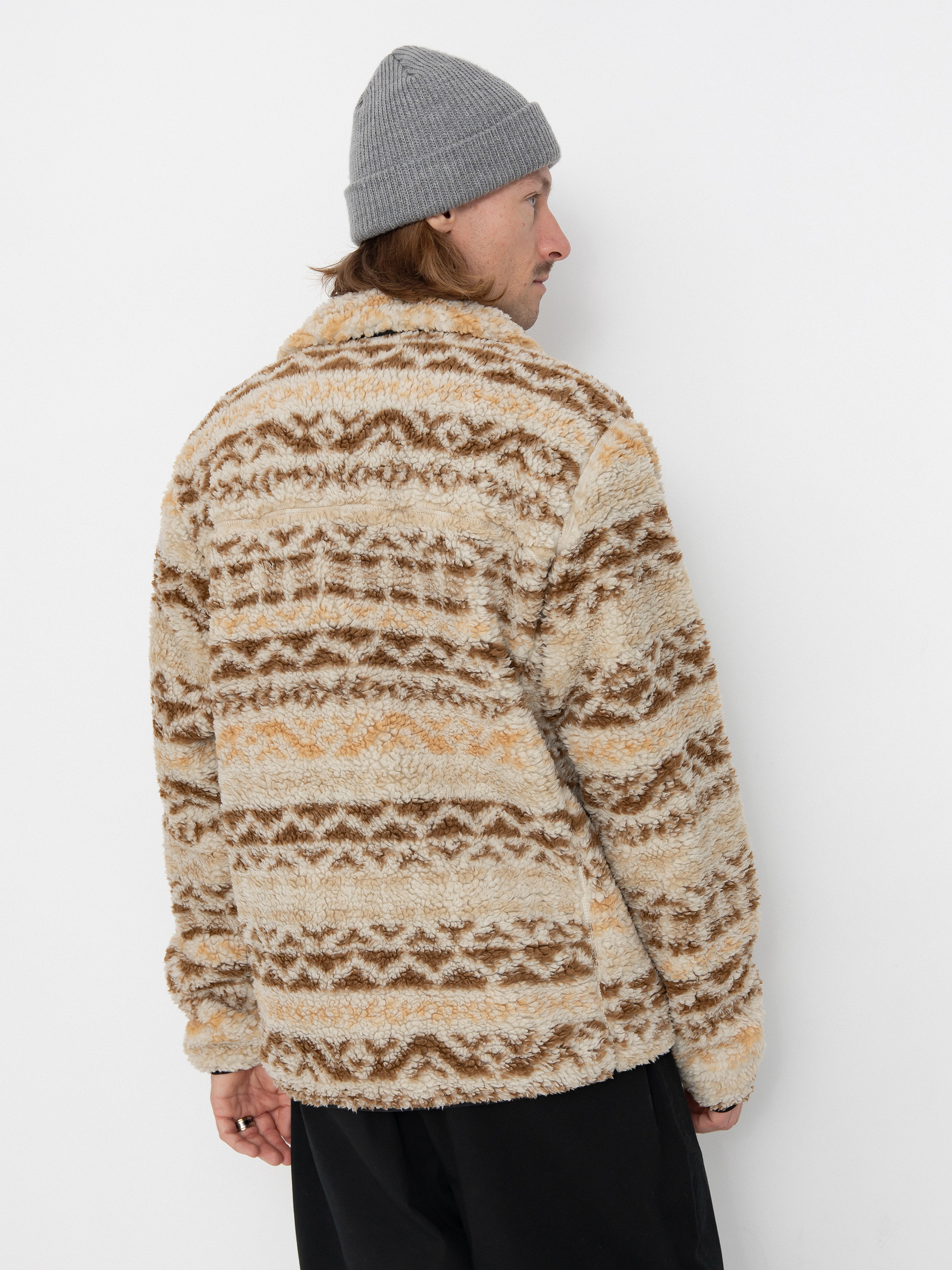 Męski Polar Columbia Winter Pass Printed Fleece II (dark stone del)