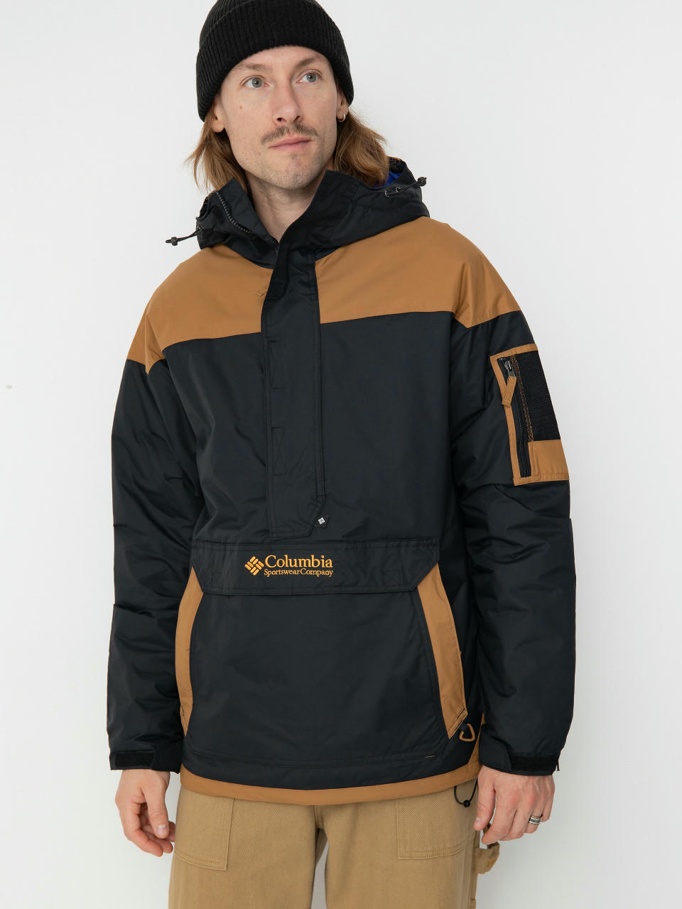 Kurtka Columbia Challenger II Insulated Pullover (black camel br)