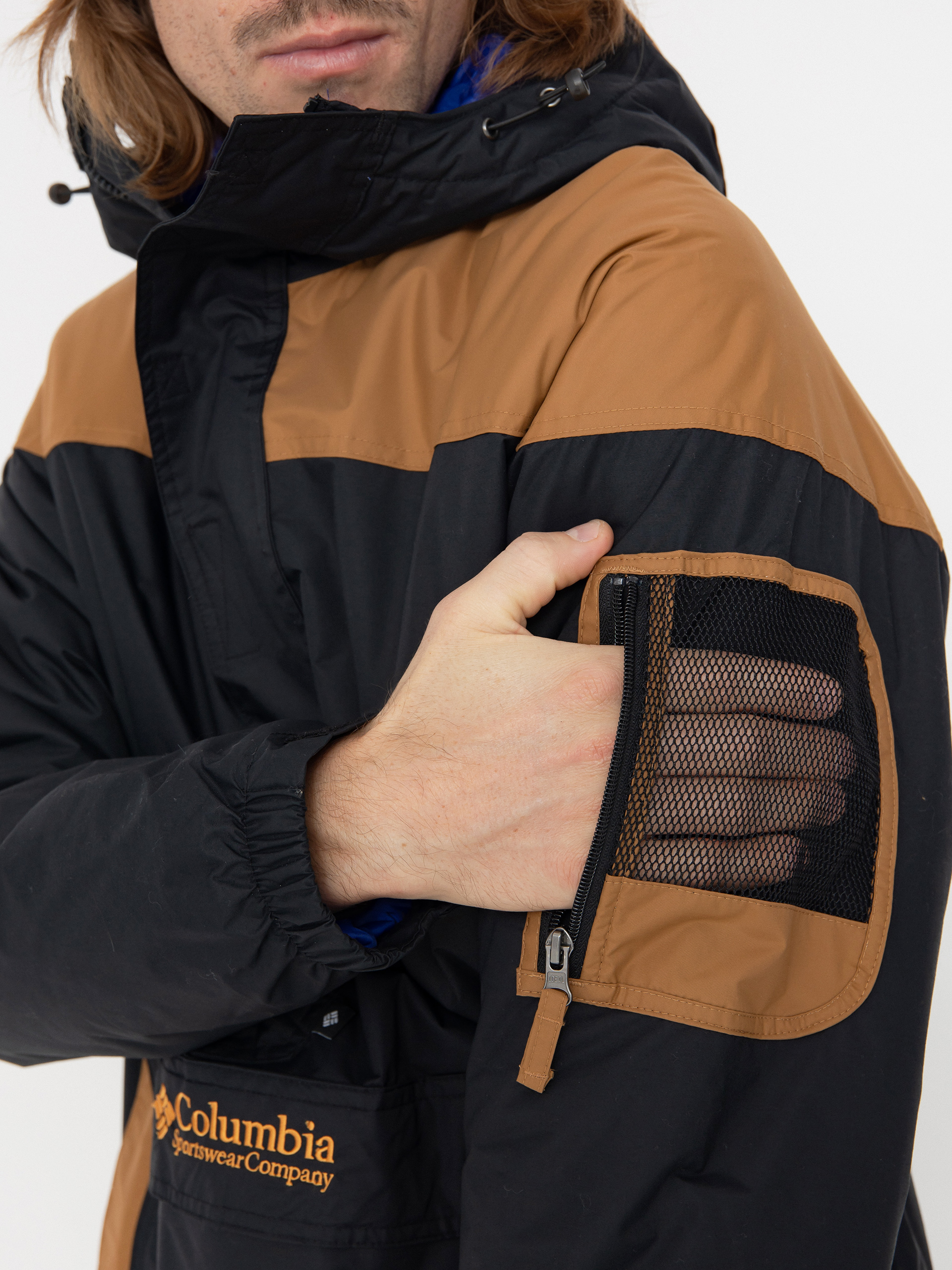 Kurtka Columbia Challenger II Insulated Pullover (black camel br)