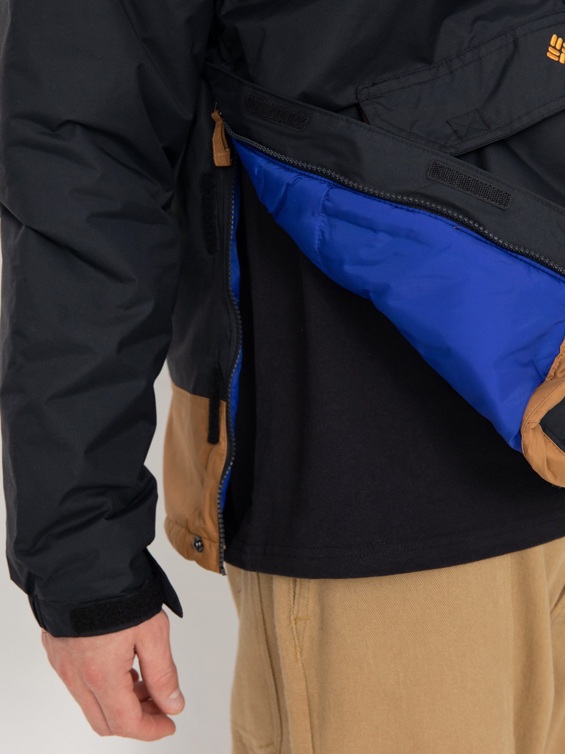 Kurtka Columbia Challenger II Insulated Pullover (black camel br)