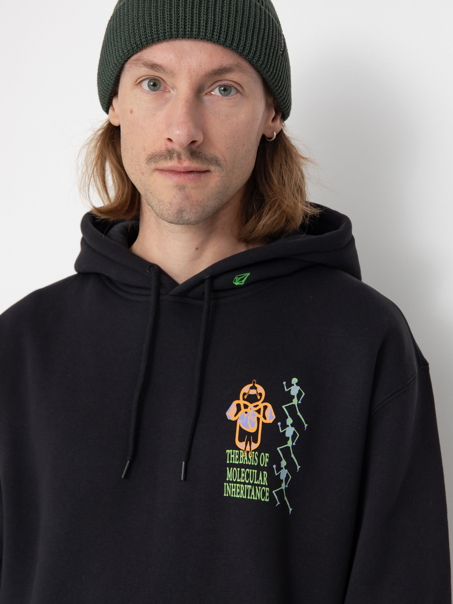 Bluza z kapturem Volcom Noder HD (black combo)