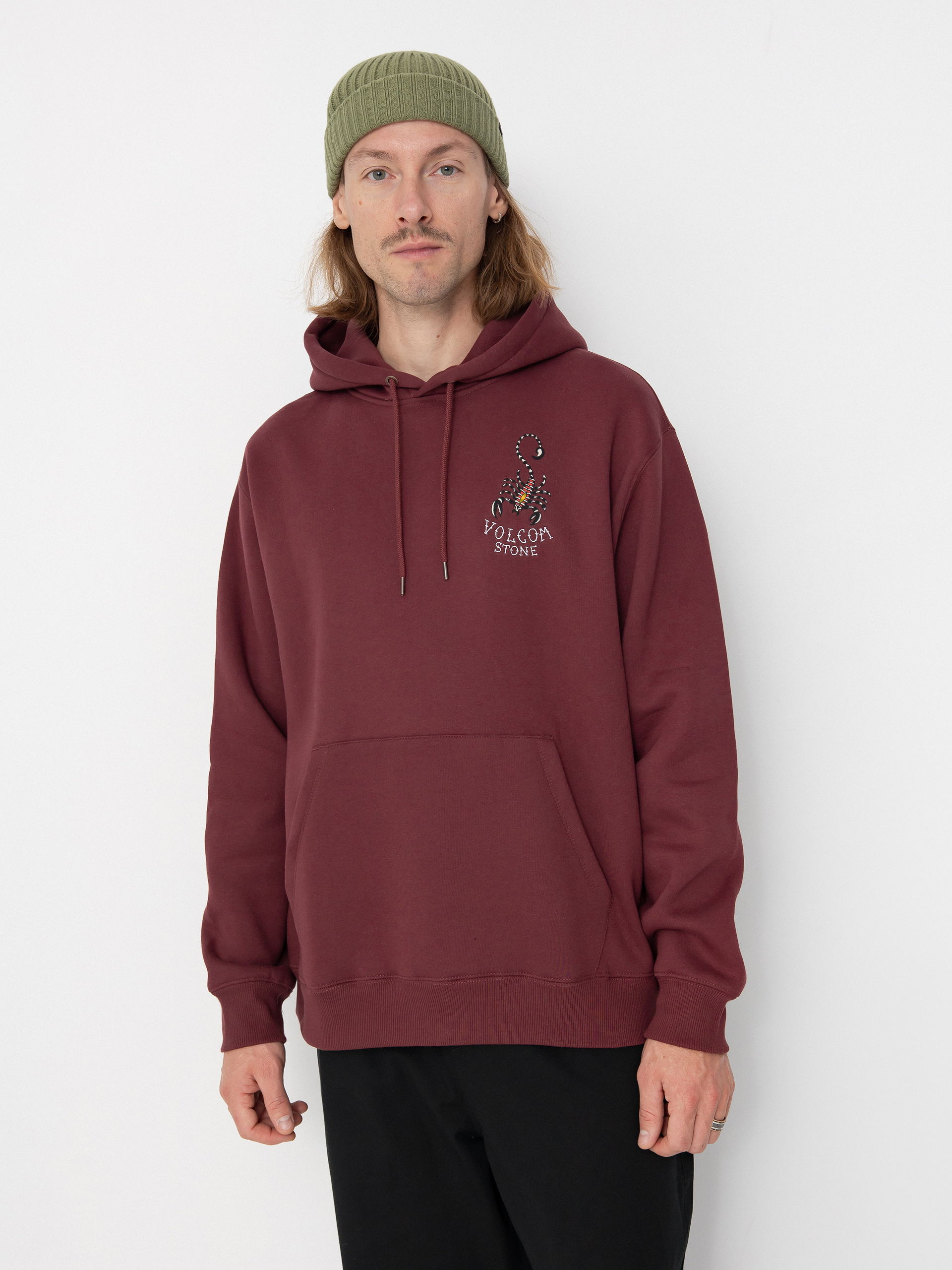 Bluza z kapturem Volcom Lintell Classic HD (merlot)