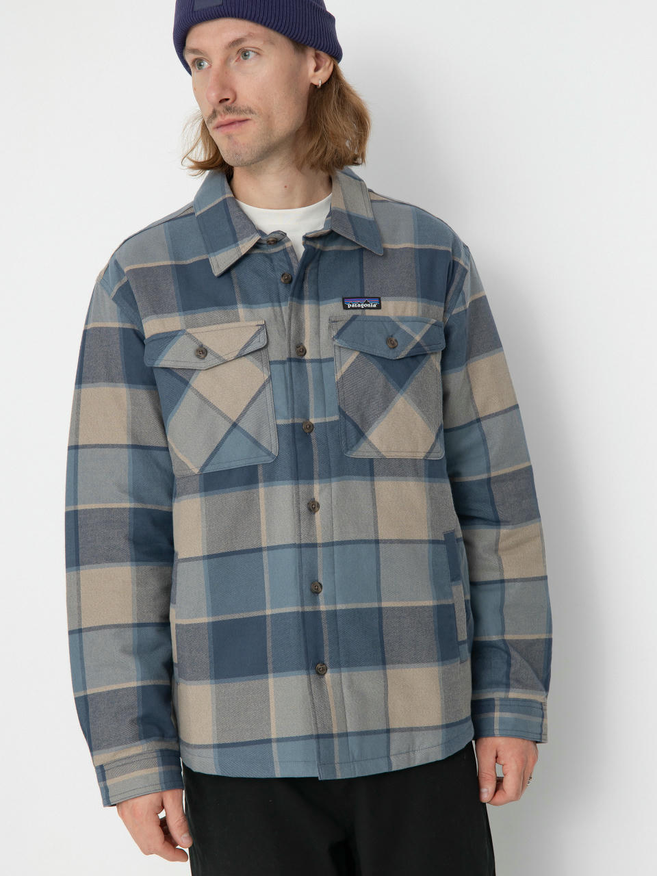 Koszula Patagonia LW Insulated Fjord Flannel (william smolder blue)