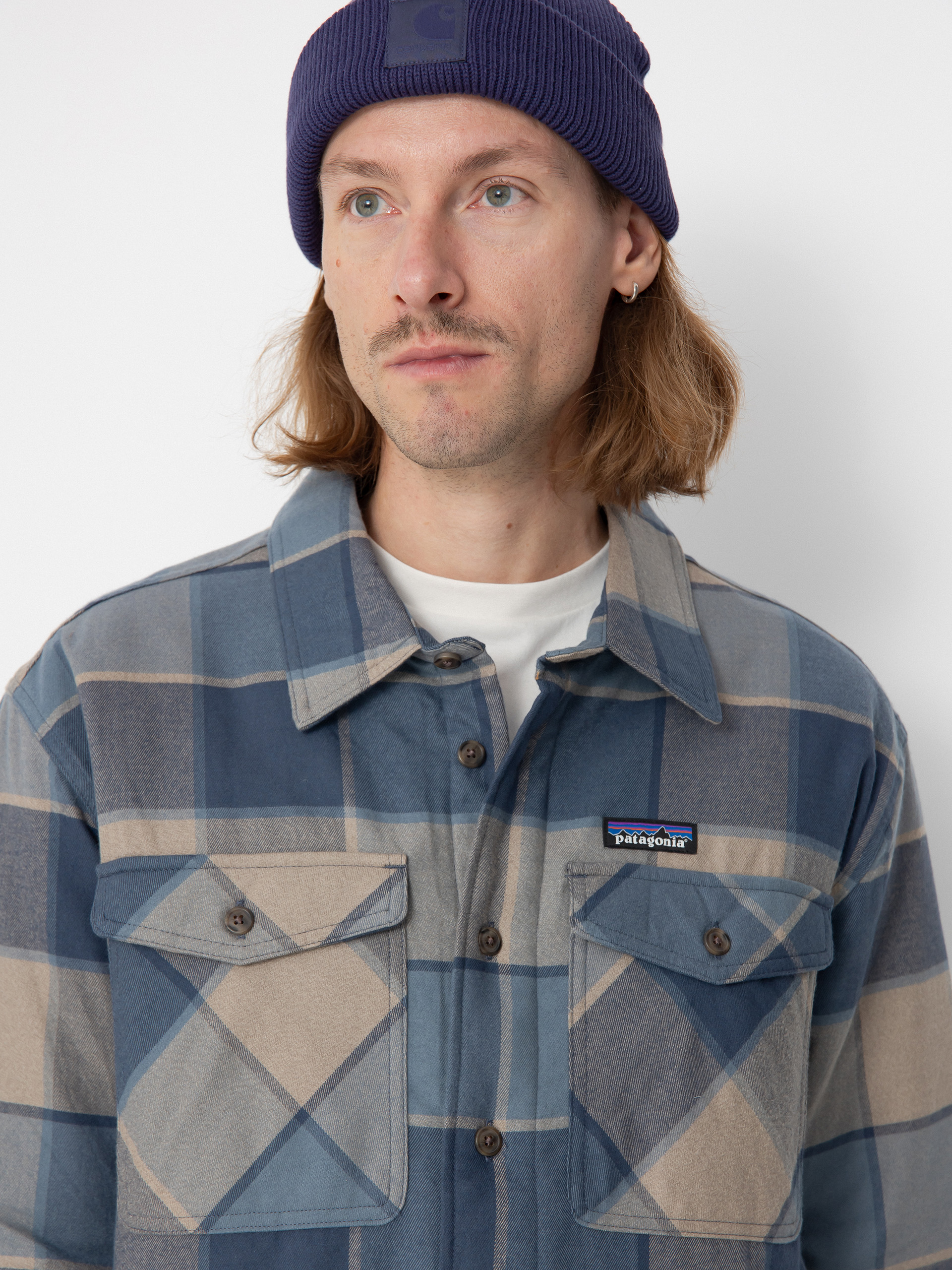 Koszula Patagonia LW Insulated Fjord Flannel (william smolder blue)