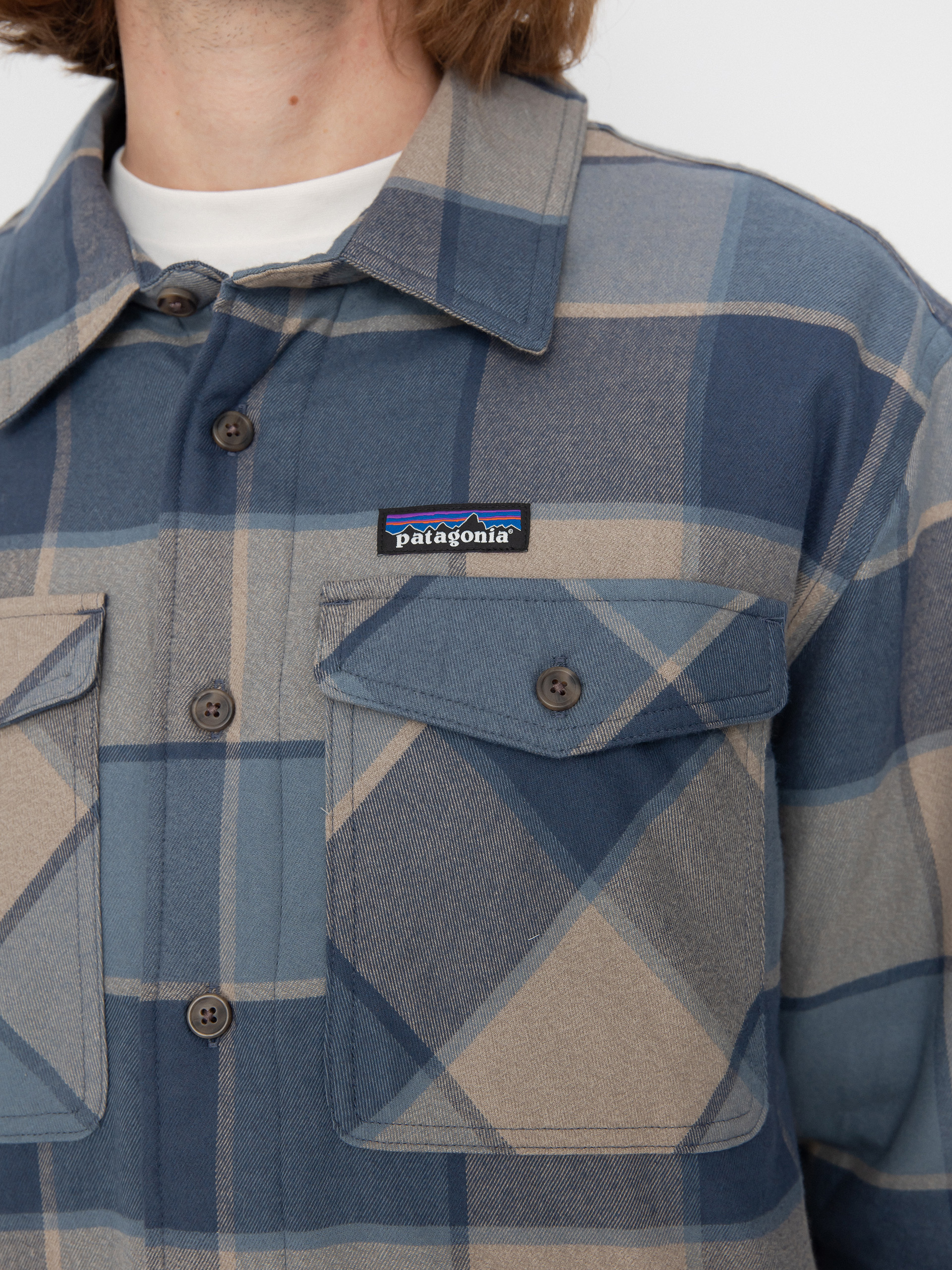 Koszula Patagonia LW Insulated Fjord Flannel (william smolder blue)