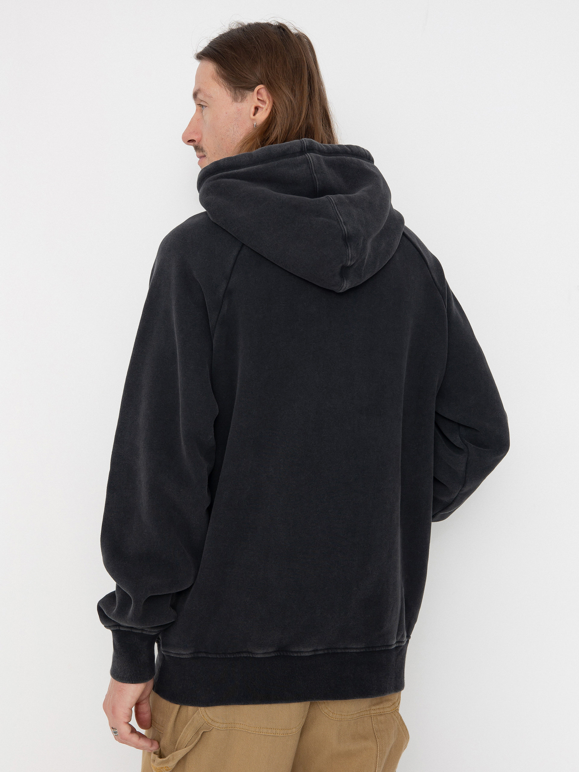 Bluza z kapturem Prosto Washed HD (black)