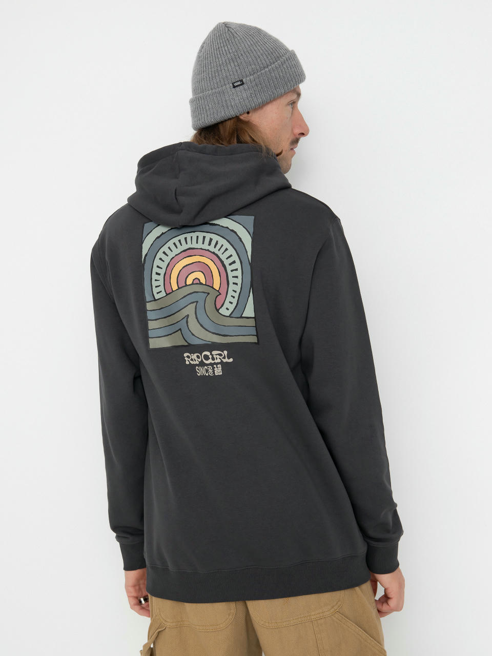 Bluza z kapturem Rip Curl Swc Hays And Razed HD (washed black)