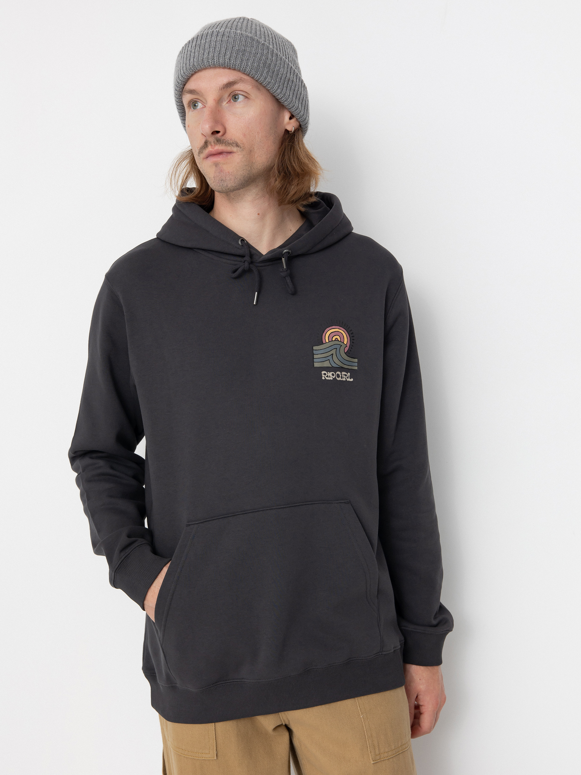 Bluza z kapturem Rip Curl Swc Hays And Razed HD (washed black)