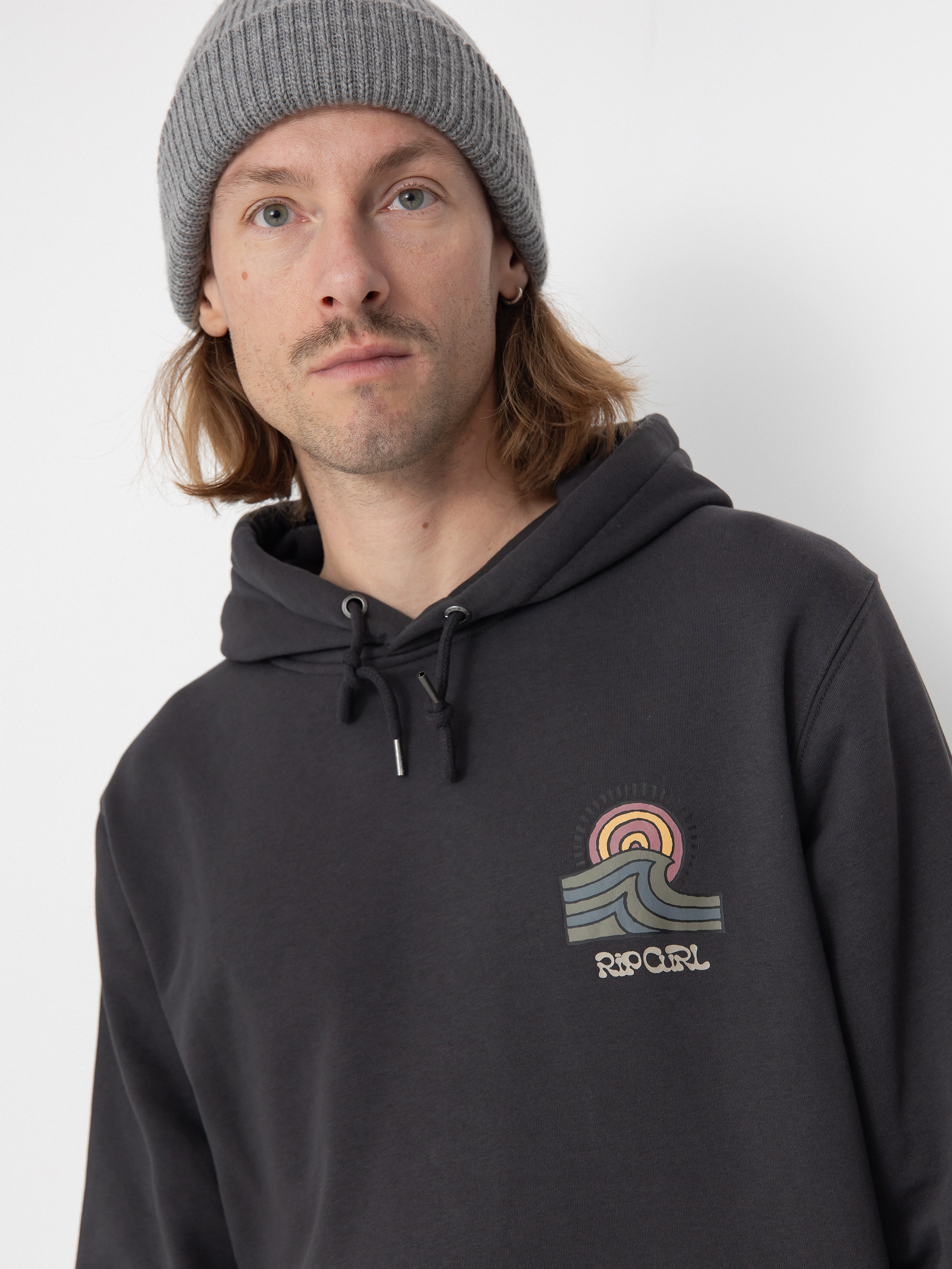 Bluza z kapturem Rip Curl Swc Hays And Razed HD (washed black)