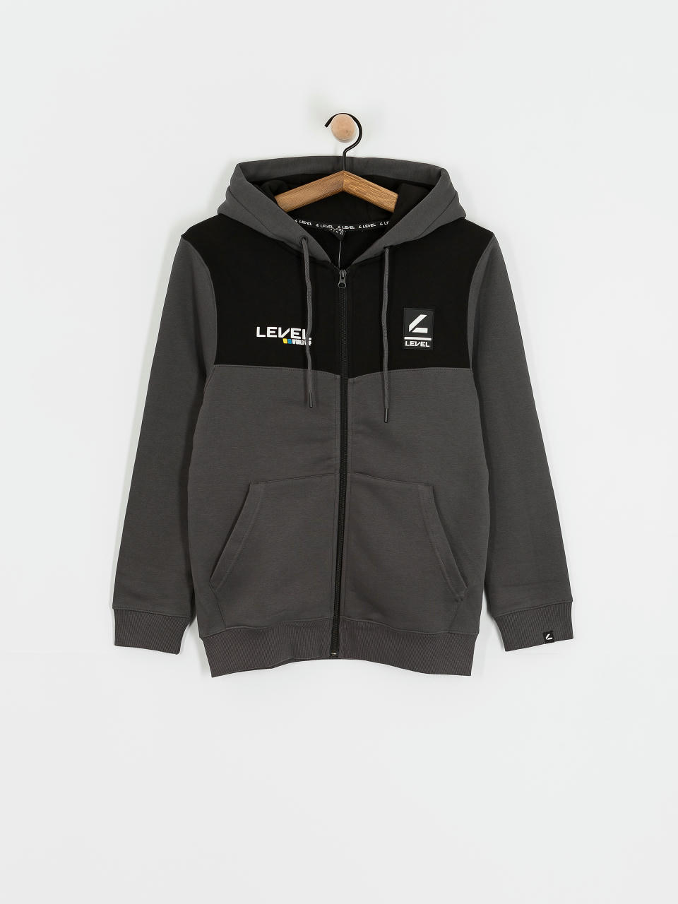 Bluza Level Hoodie Level Logo (anthracite)