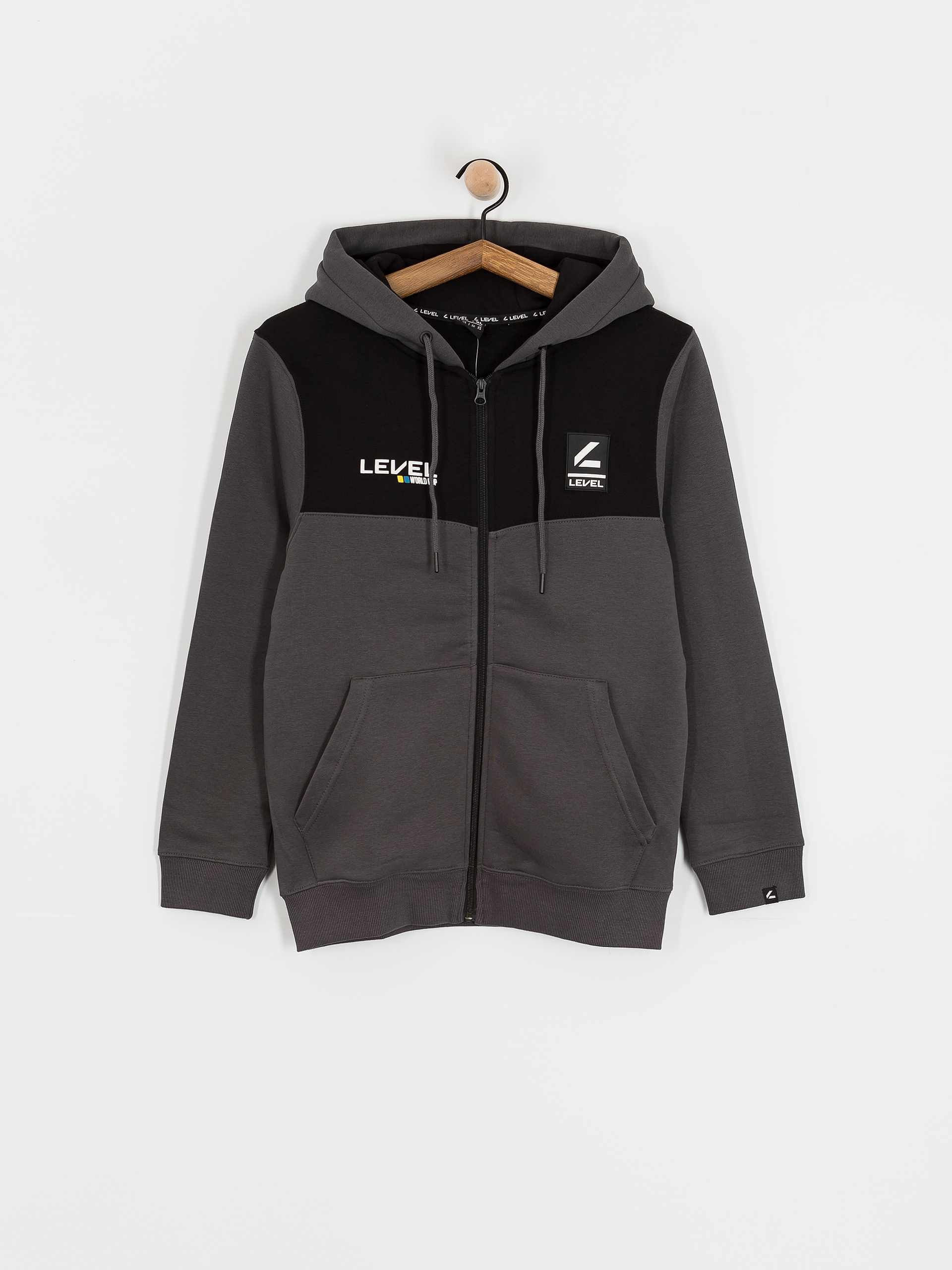 Bluza Level Hoodie Level Logo (anthracite)